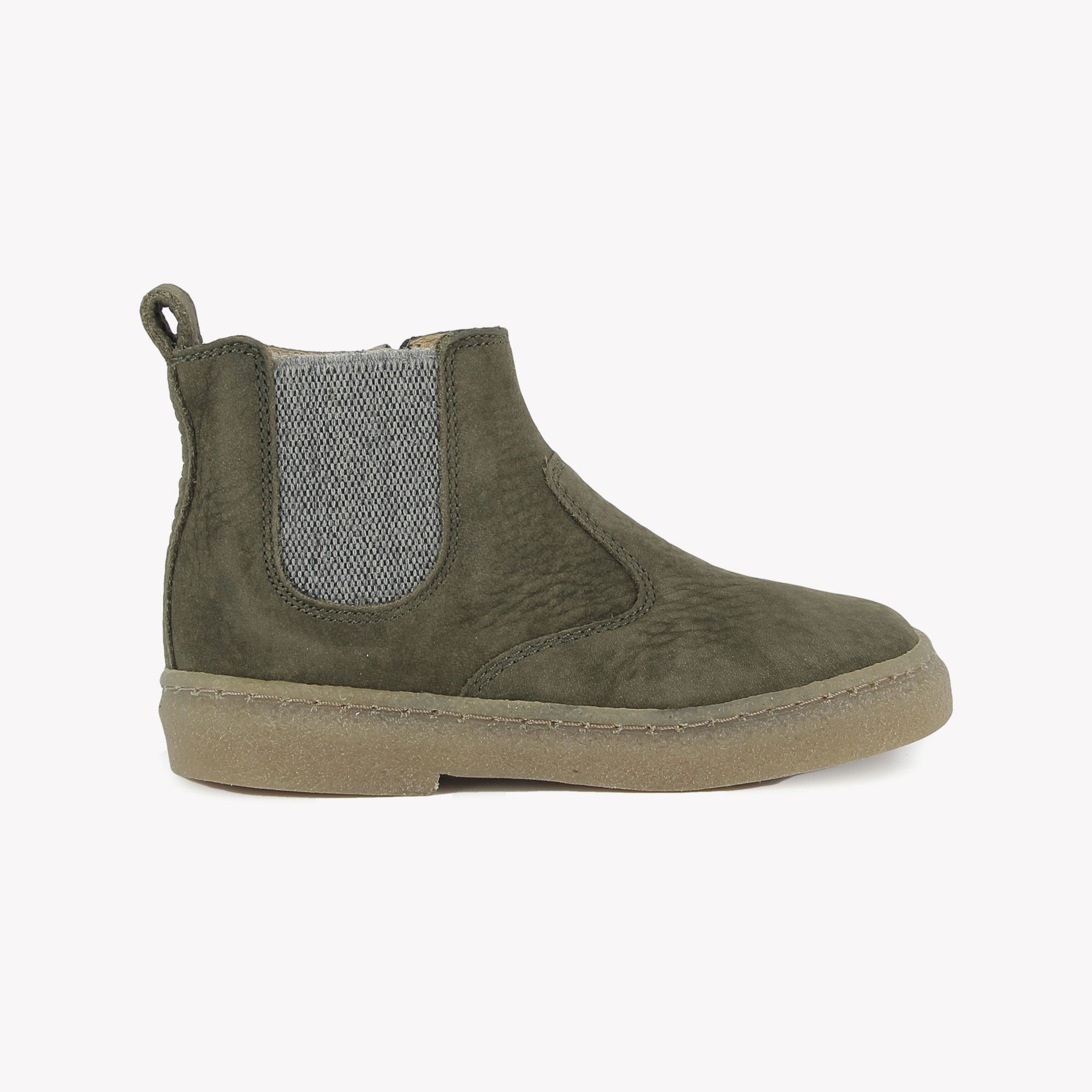 TRIX JOD ZIP - NUBUCK - KAKI POM D'API