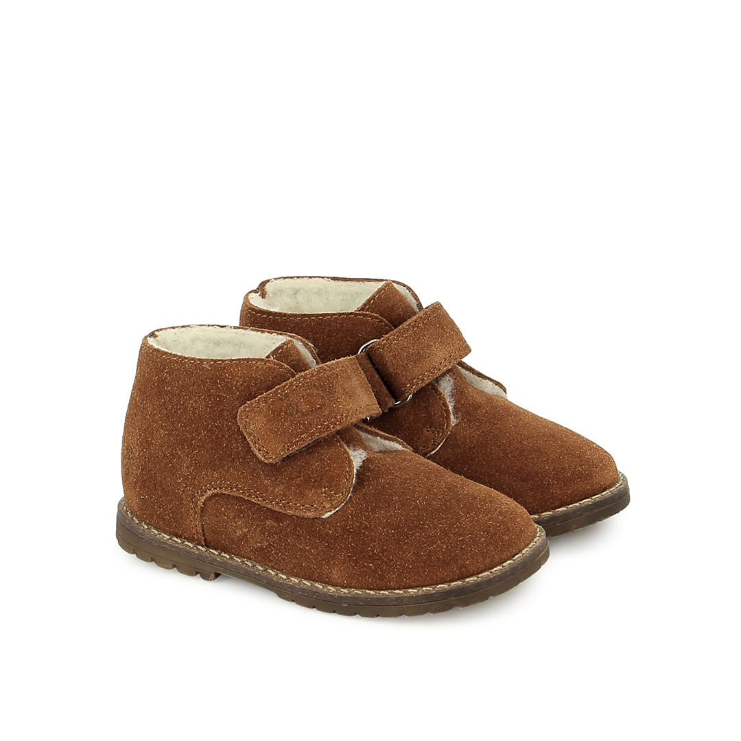 TC 2 EASY FUR - VELOURS - CHATAIGNE TARTINE ET CHOCOLAT SOULIERS