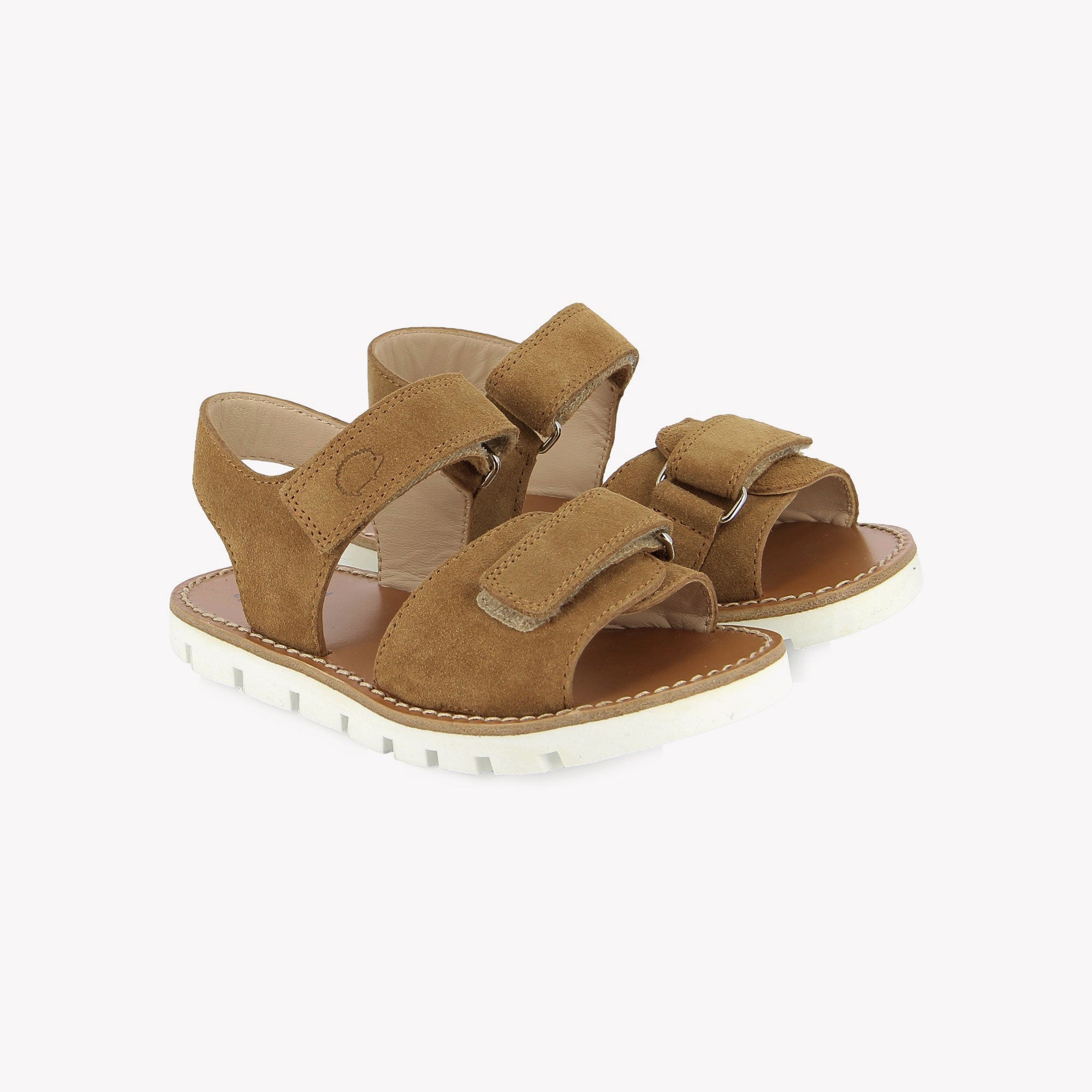 SANDALES en - T&C 12 EASY - VELOURS - CAMEL