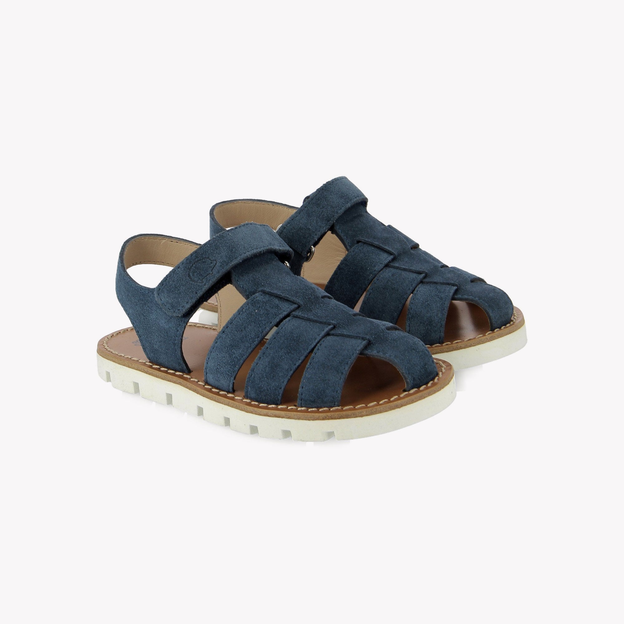 SANDALES en - T&C 12 PAPY - VELOURS - BALTIC