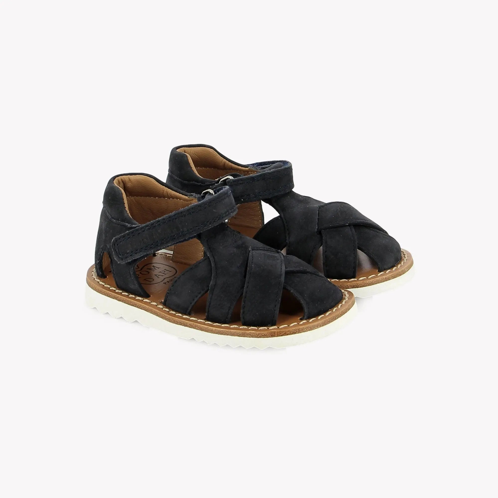 WAFF CROSS - NUBUCK - NAVY Pom d'Api