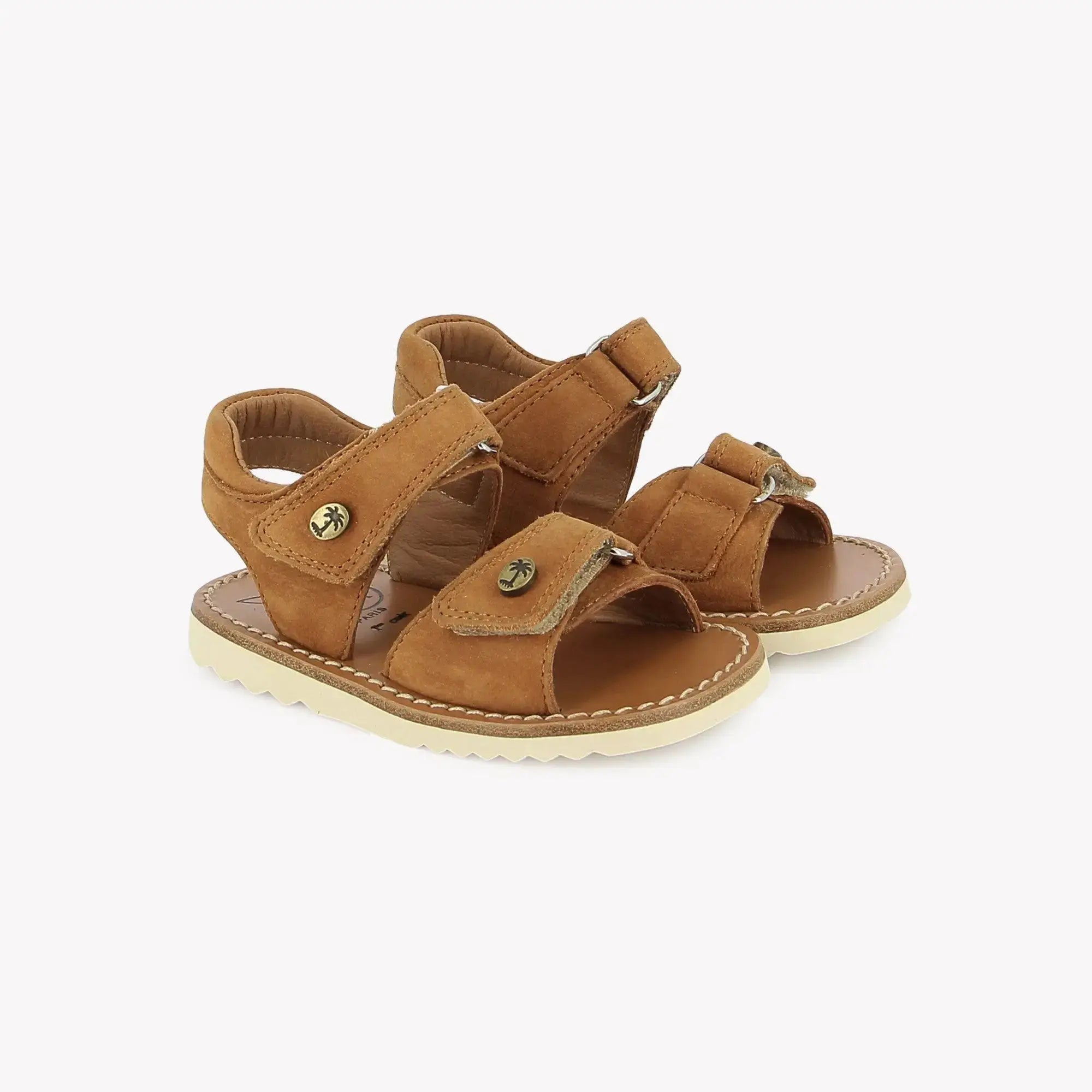 WAFF EASY - NUBUCK - CAMEL Pom d'Api