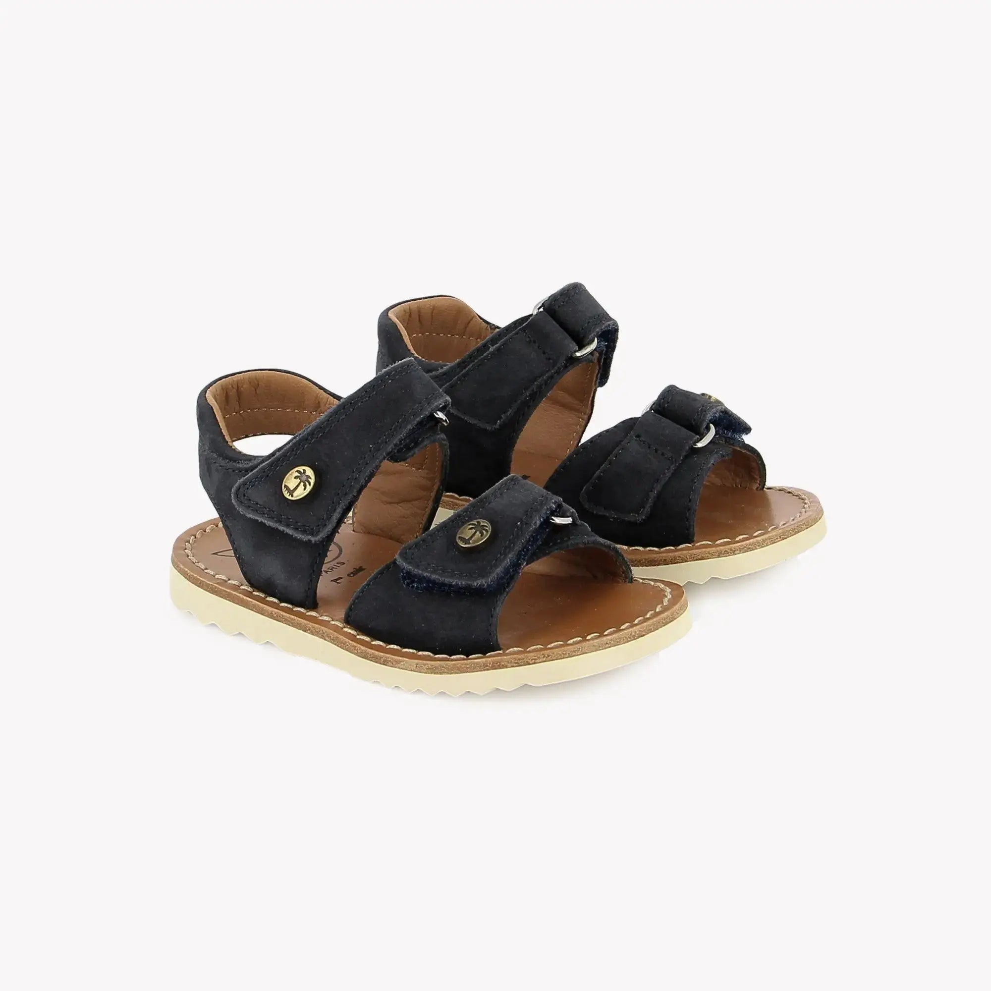 WAFF EASY - NUBUCK - MARINE Pom d'Api