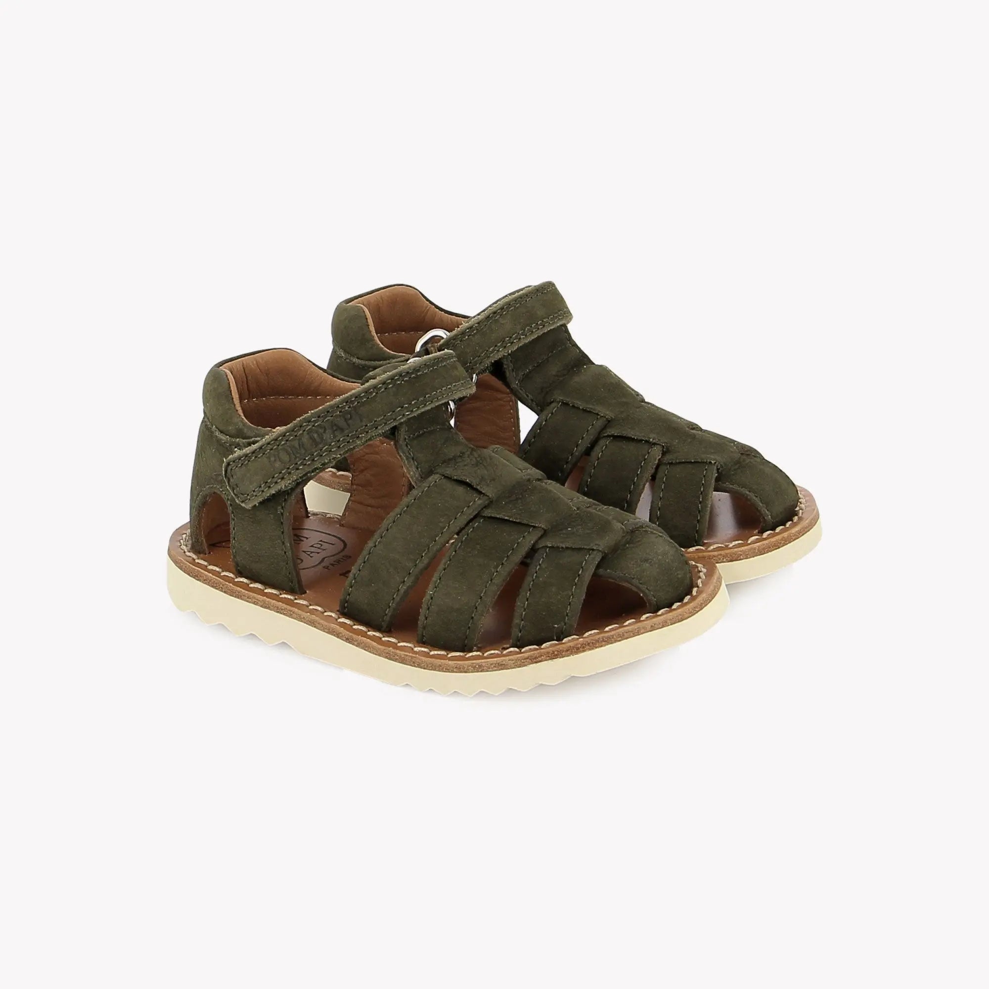 WAFF PAPY – NUBUK – KHAKI Pom d'Api