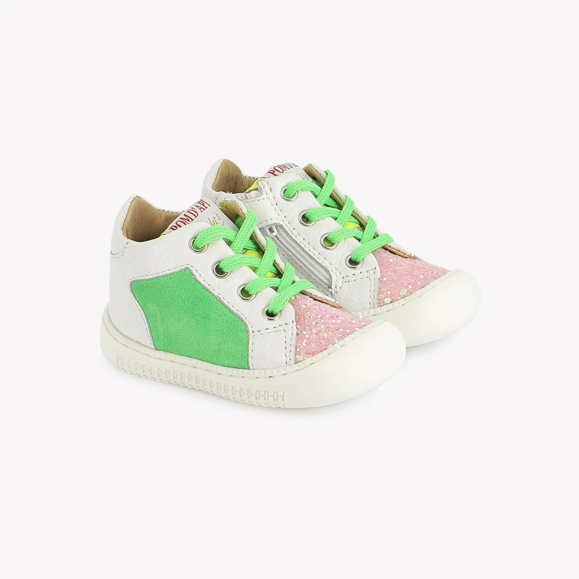 YAKA STAR - STAMP GRAIN-VEL - WHITE-GREEN Pom d'Api