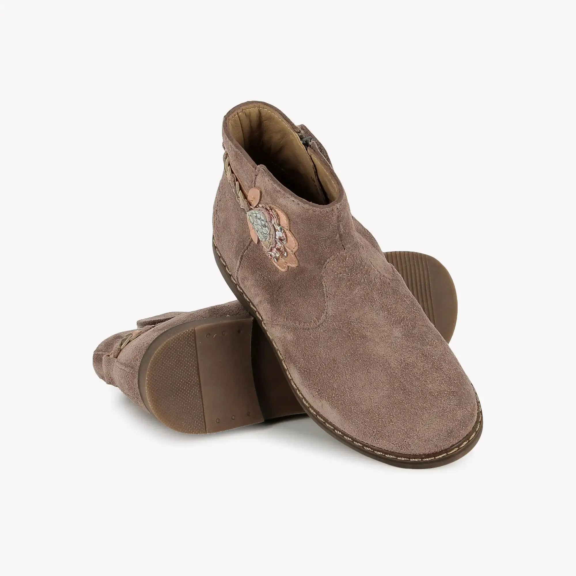 POM D'API BOOTS & ANKLE BOOTS - CITY ALTO - VELVET - DUSKY PINK - Pom d'Api