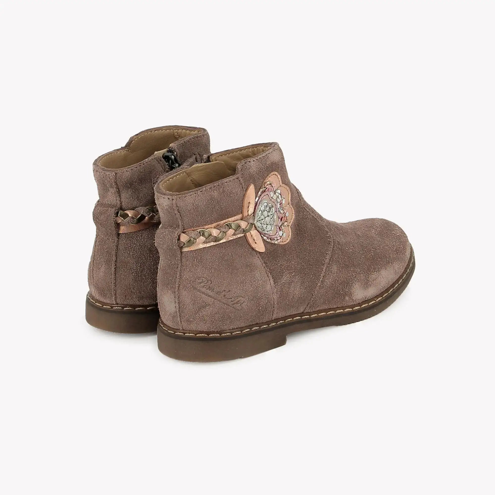 POM D'API BOOTS & ANKLE BOOTS - CITY ALTO - VELVET - DUSKY PINK - Pom d'Api