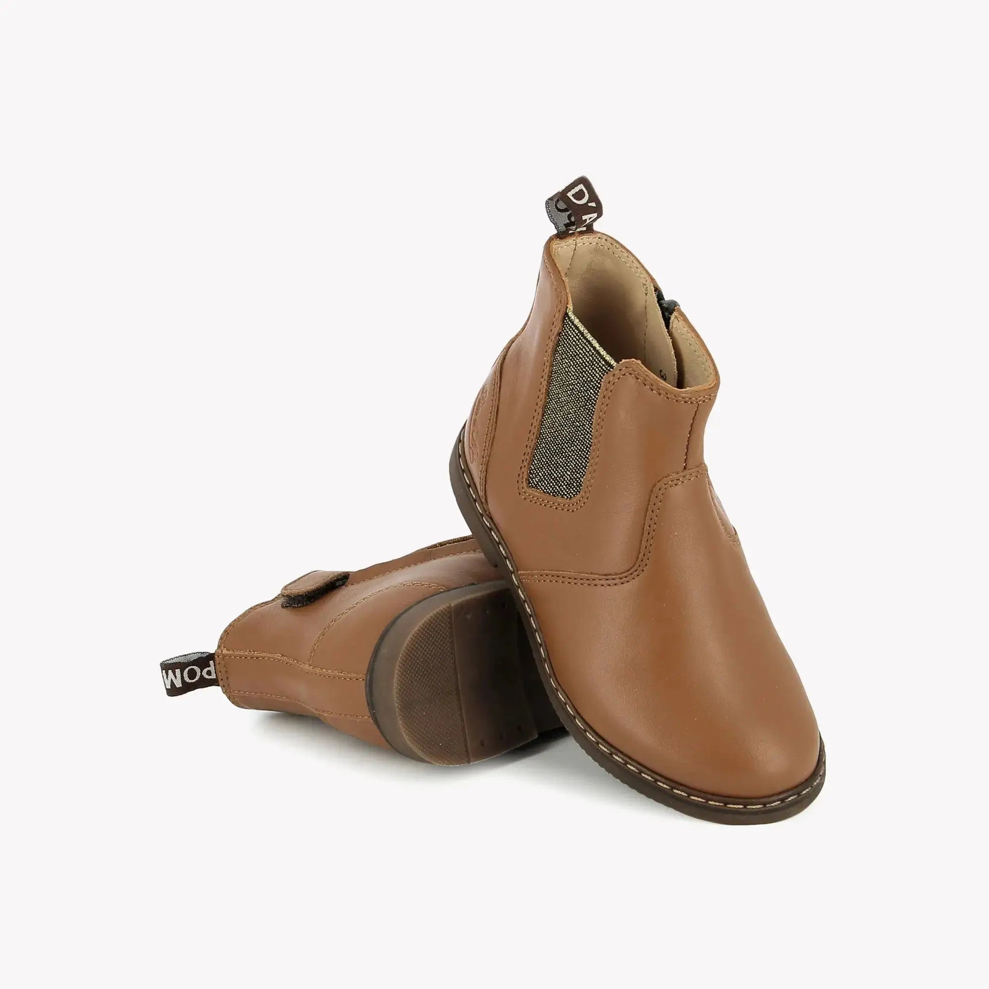 POM D'API BOOTS & ANKLE BOOTS - CITY JODZIP - NAPPA - CAMEL - Pom d'Api