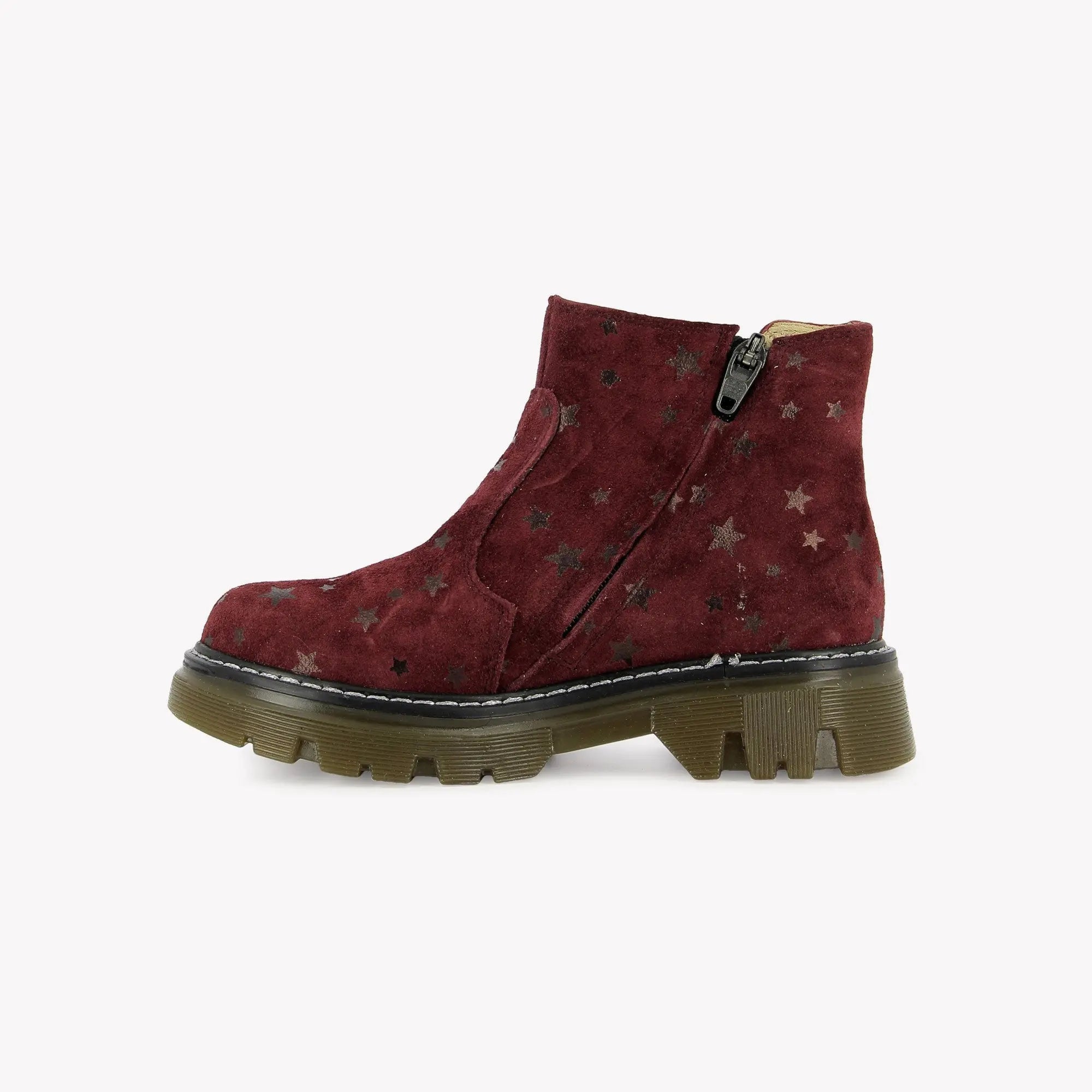 POM D'API BOOTS & ANKLE BOOTS - CLAP JODZIP SL - STAR - BURGUNDY - Pom d'Api
