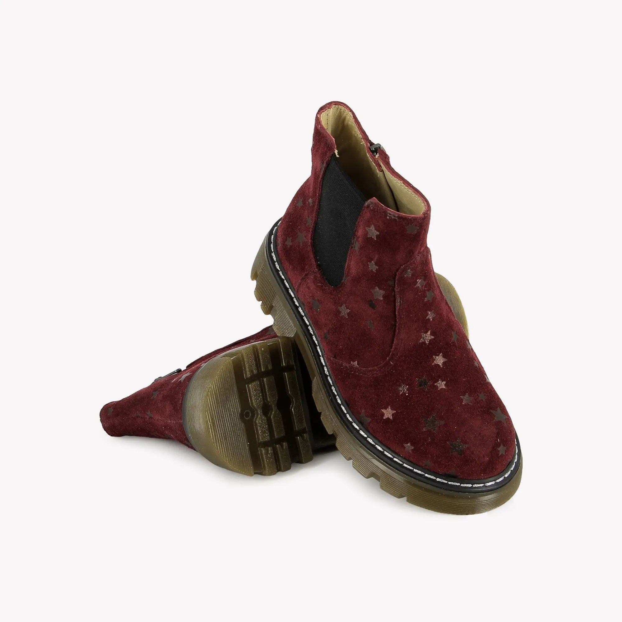 POM D'API BOOTS & ANKLE BOOTS - CLAP JODZIP SL - STAR - BURGUNDY - Pom d'Api