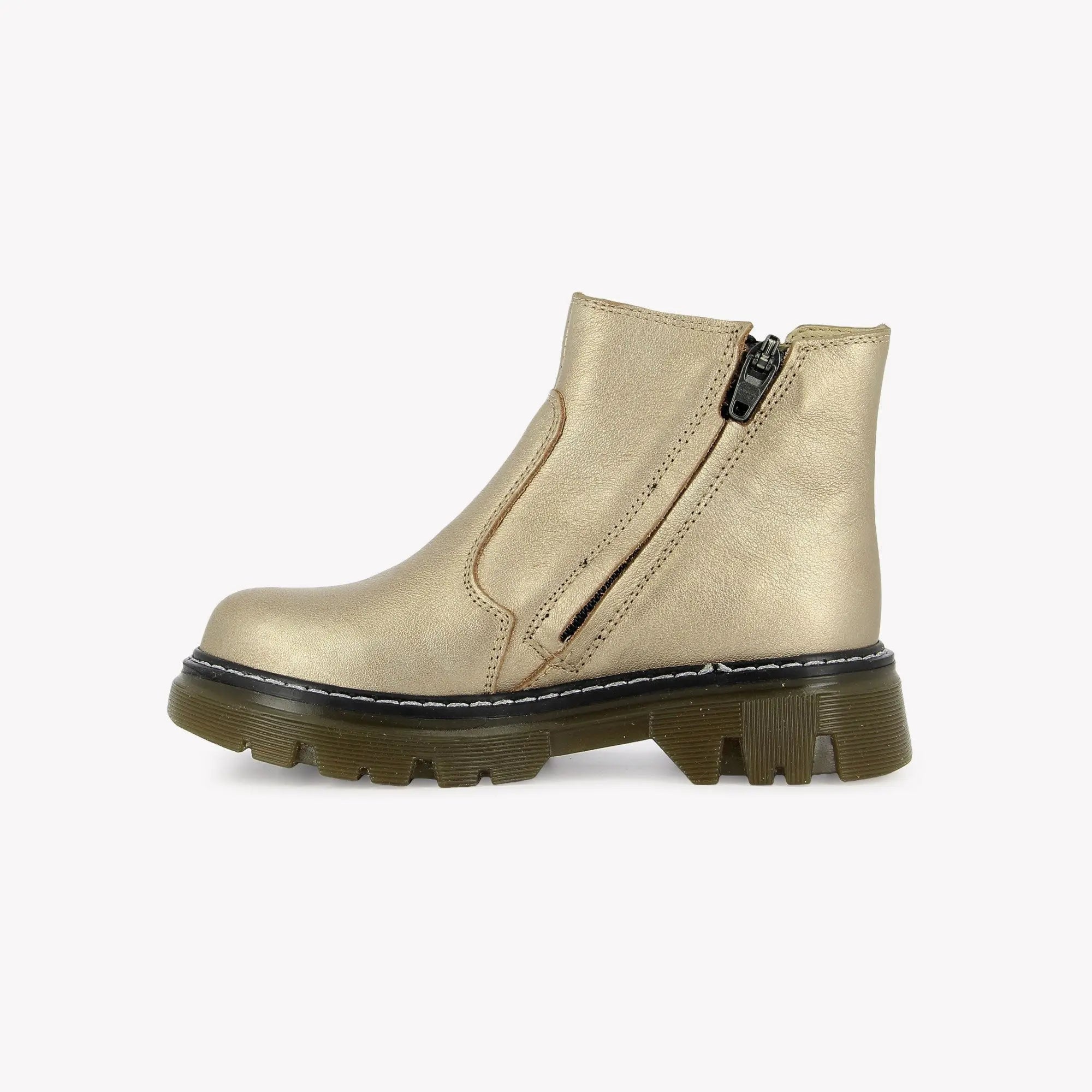 POM D'API BOOTS & ANKLE BOOTS - CLAP JODZIP SL - METAL VARNISH - PLATINUM - Pom d'Api