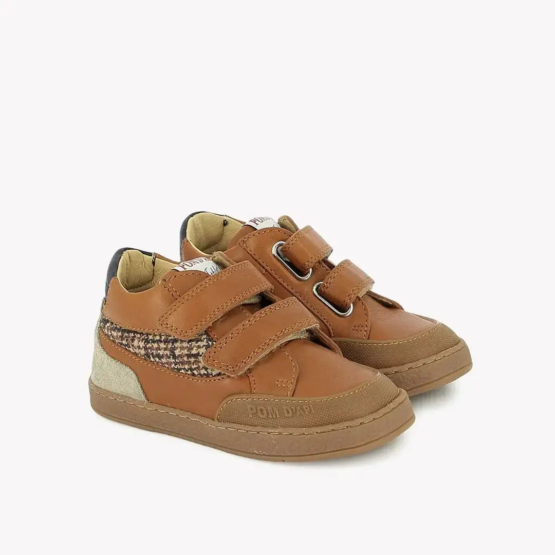 POM D'API SNEAKERS - BACKY FOAM - NAPPA LEATHER - CAMEL - Pom d'Api