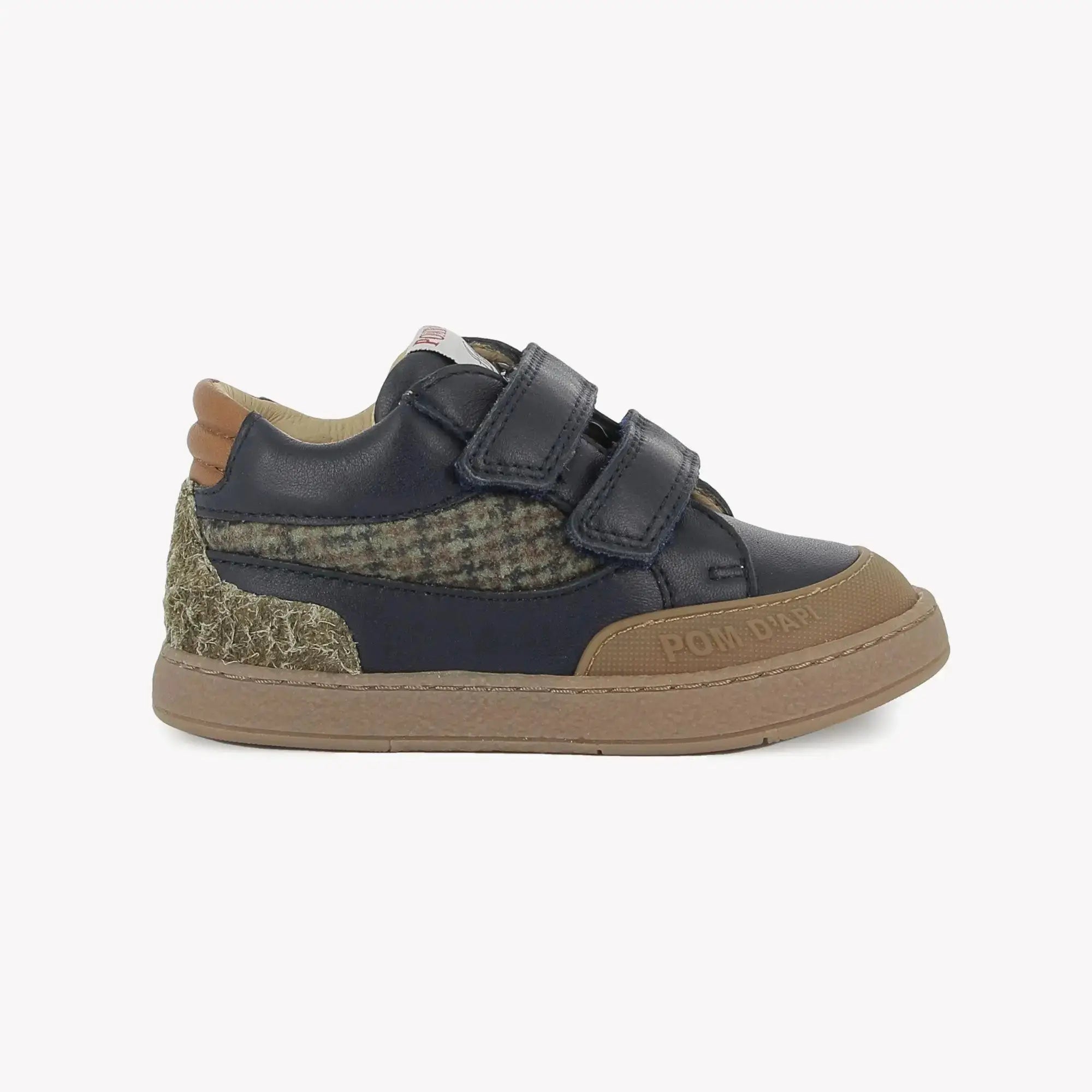 POM D'API SNEAKERS - BACKY FOAM - NAPPA LEATHER - NAVY BLUE - Pom d'Api