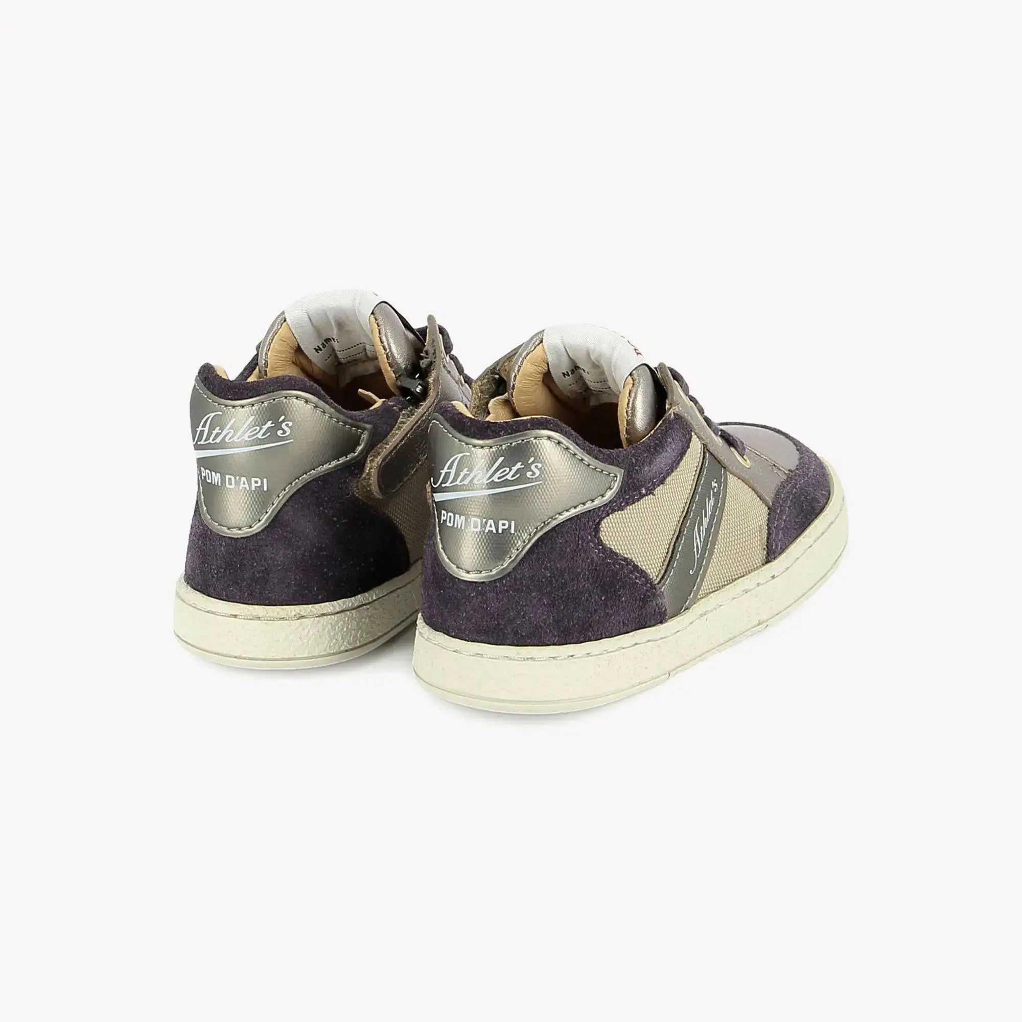 POM D'API SNEAKERS - MOUSSE RACING - LAMINATO - NYLON - PLATINUM - BEIGE - Pom d'Api
