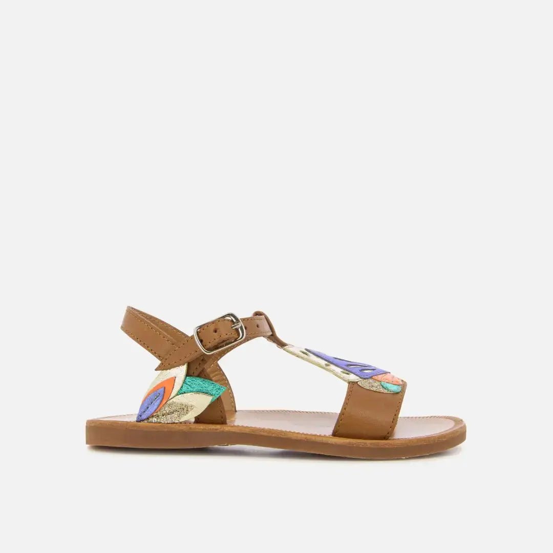 POM D'API SANDALEN - PLAGETTE PAPILLON - Pom d'Api