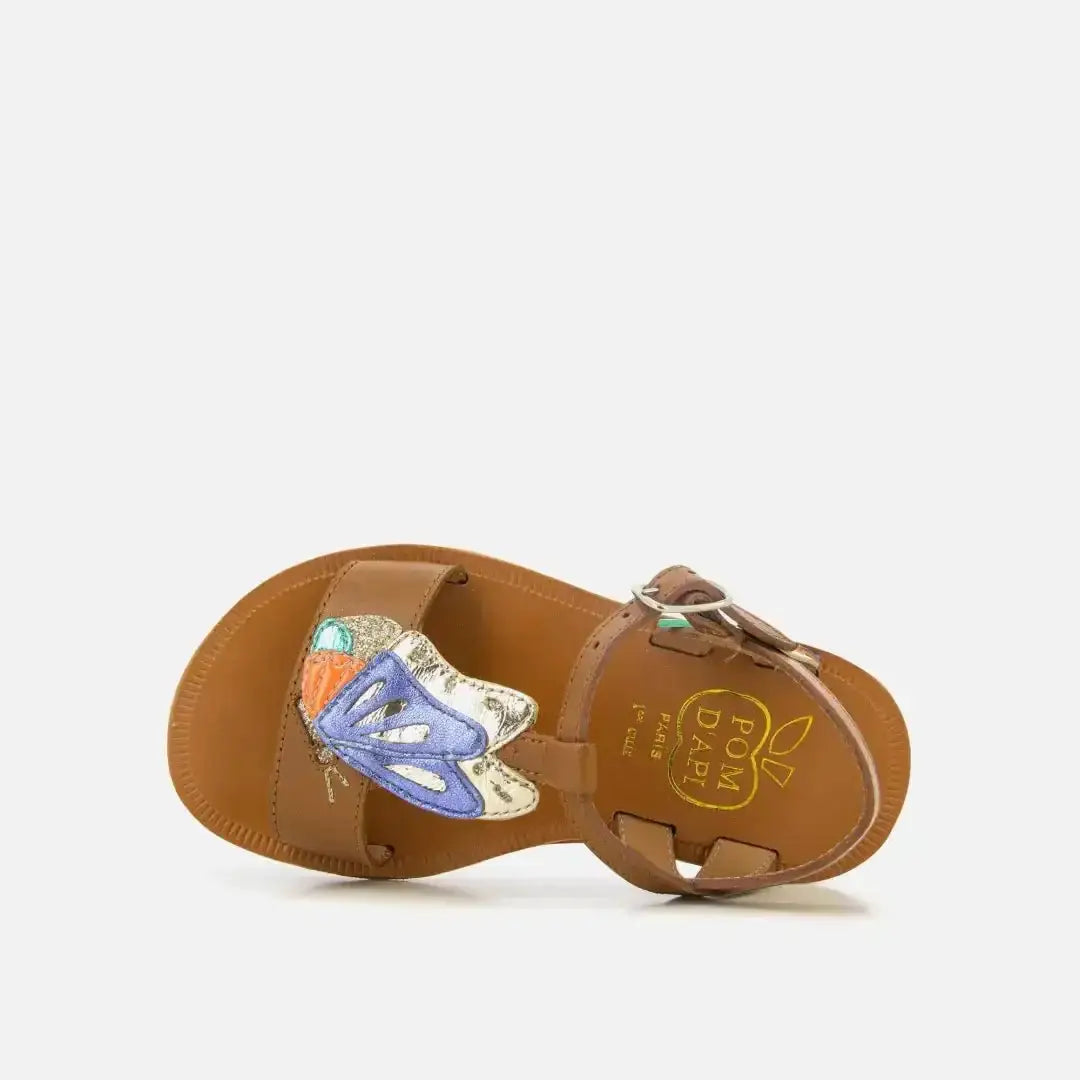 POM D'API SANDALEN – PLAGETTE PAPILLON – Pom d'Api