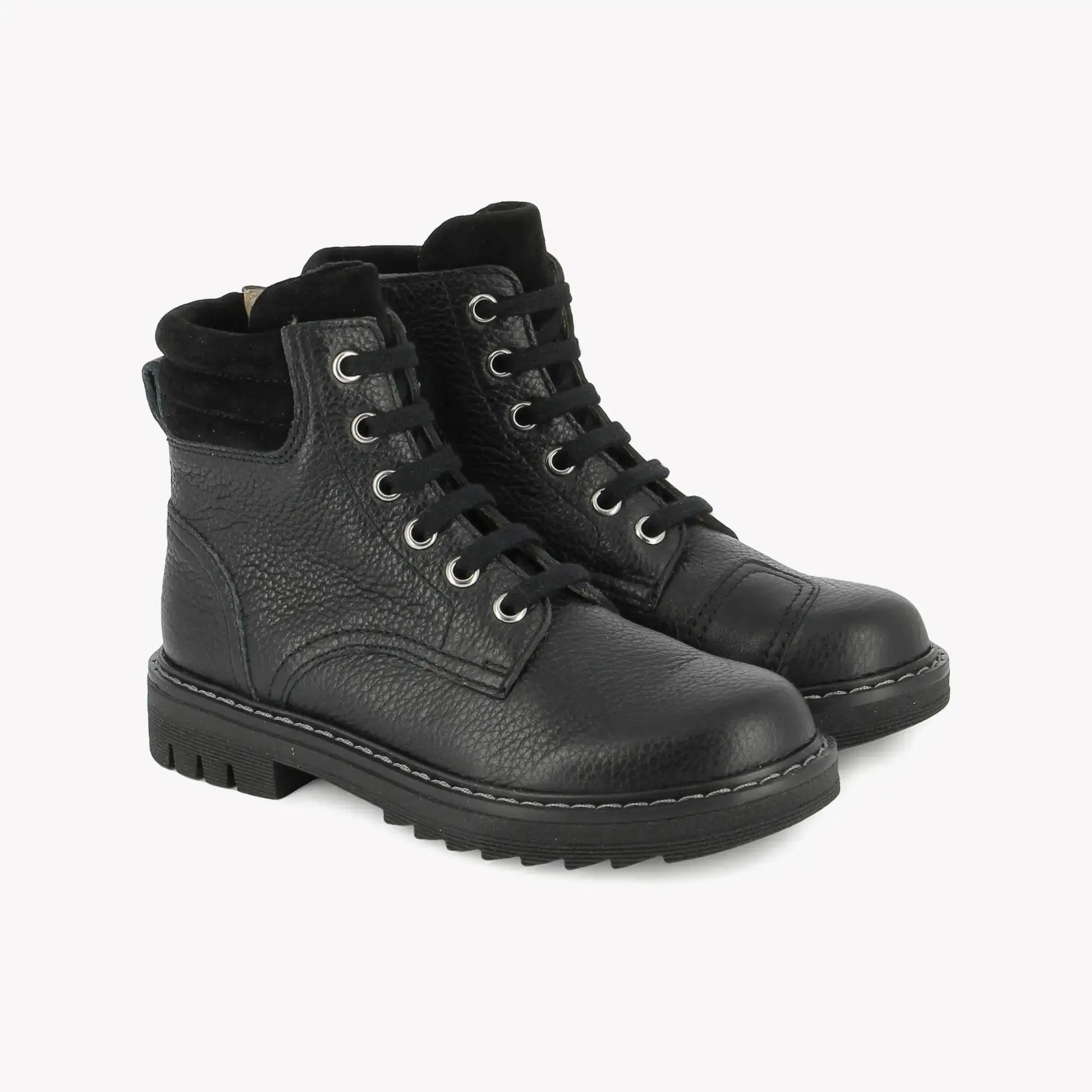 POM D'API BOOTS & ANKLE BOOTS - SID HI BIKE - NAPPA GRAINE - BLACK - Pom d'Api