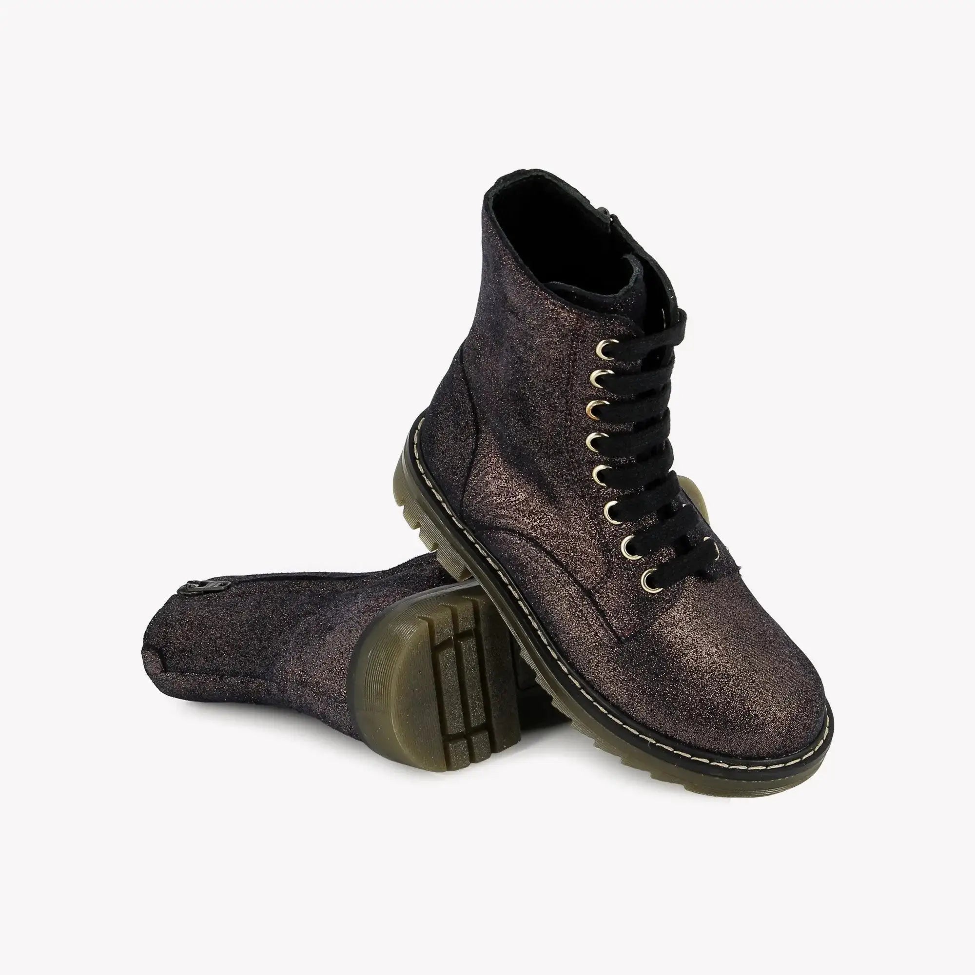 POM D'API - BOOTS & BOTTINES - SID RANGER - VELOURS RAME - UNIVERSE - Pom d'Api