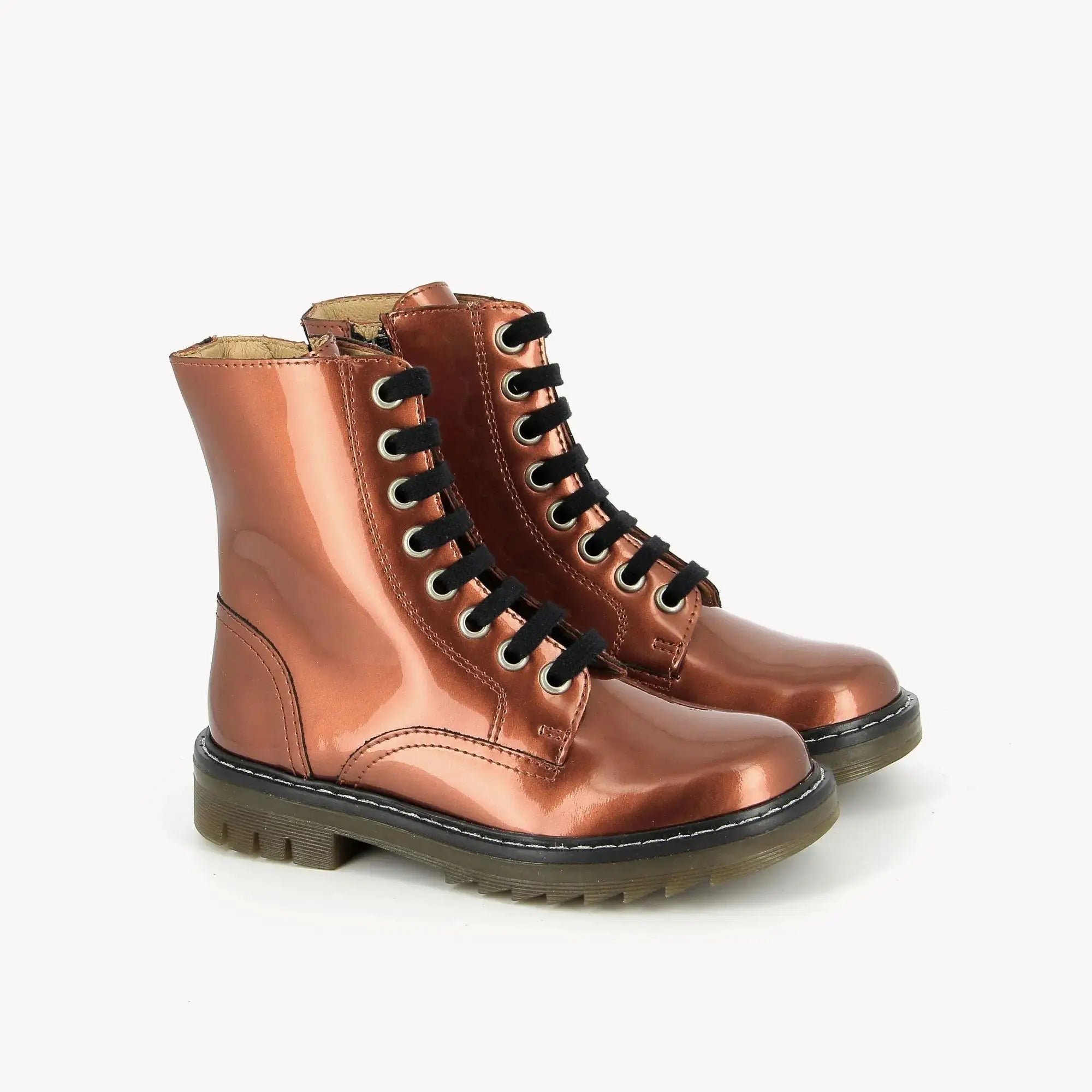 POM D'API BOOTS & ANKLE BOOTS - SID RANGER - METALIC VARNISH - METALIC AMBER - Pom d'Api