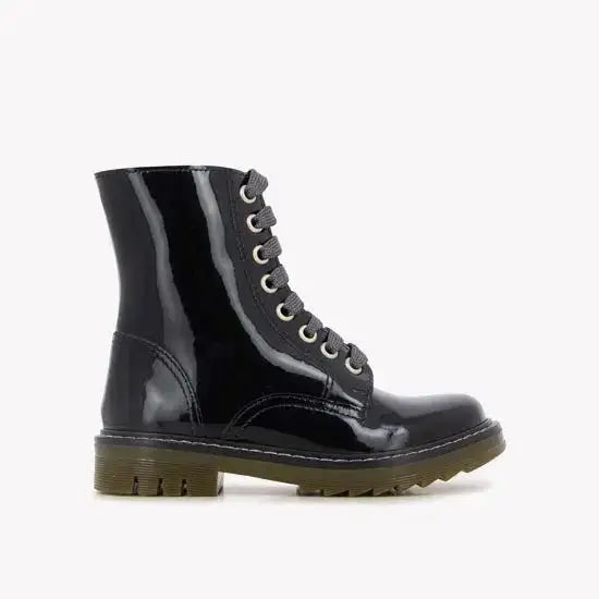 POM D'API BOOTS & ANKLE BOOTS - SID RANGER - PATENT LEATHER - BLACK - Pom d'Api