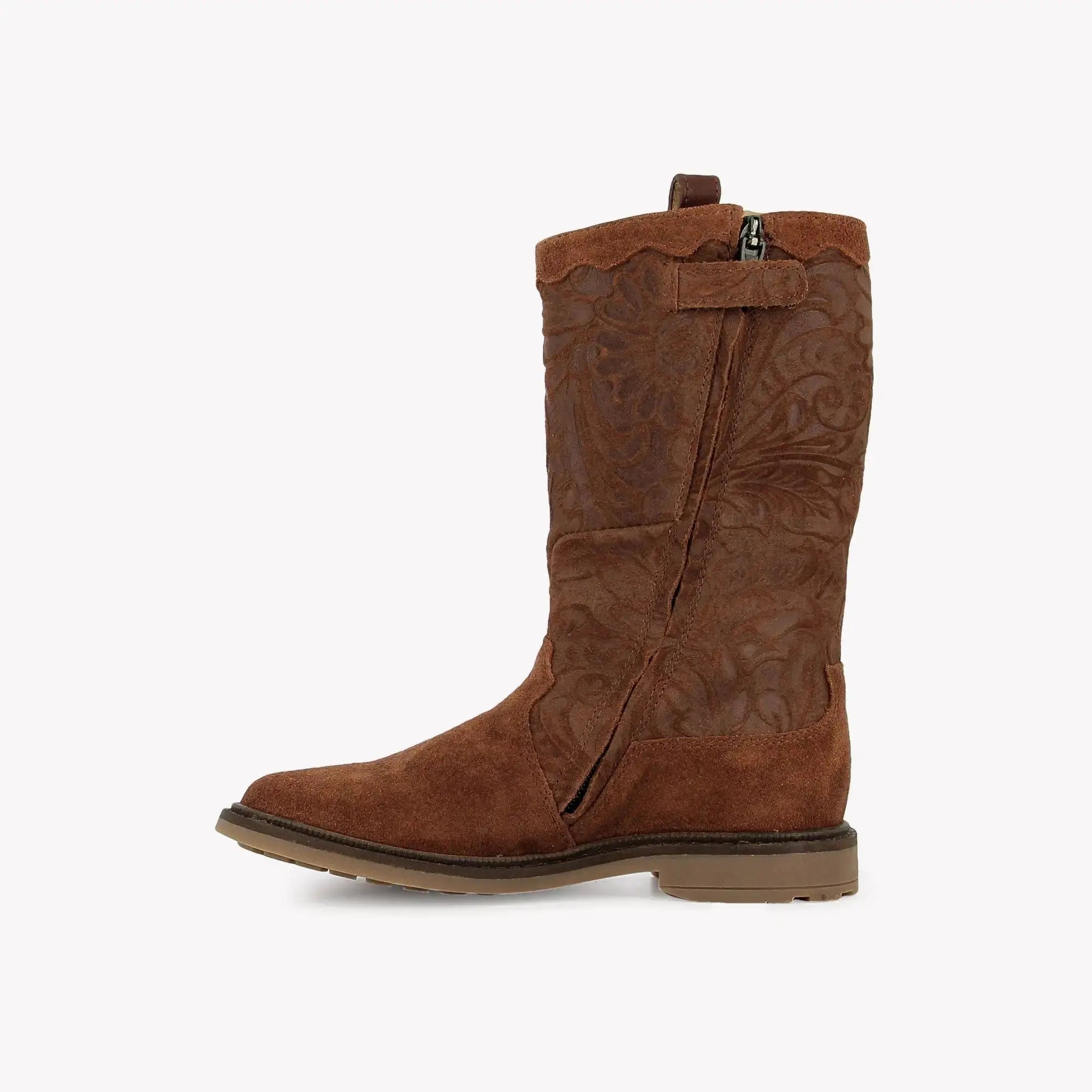 POM D'API BOOTS & ANKLE BOOTS - SISTER DOLY - OILY VELVET - BROWN - Pom d'Api