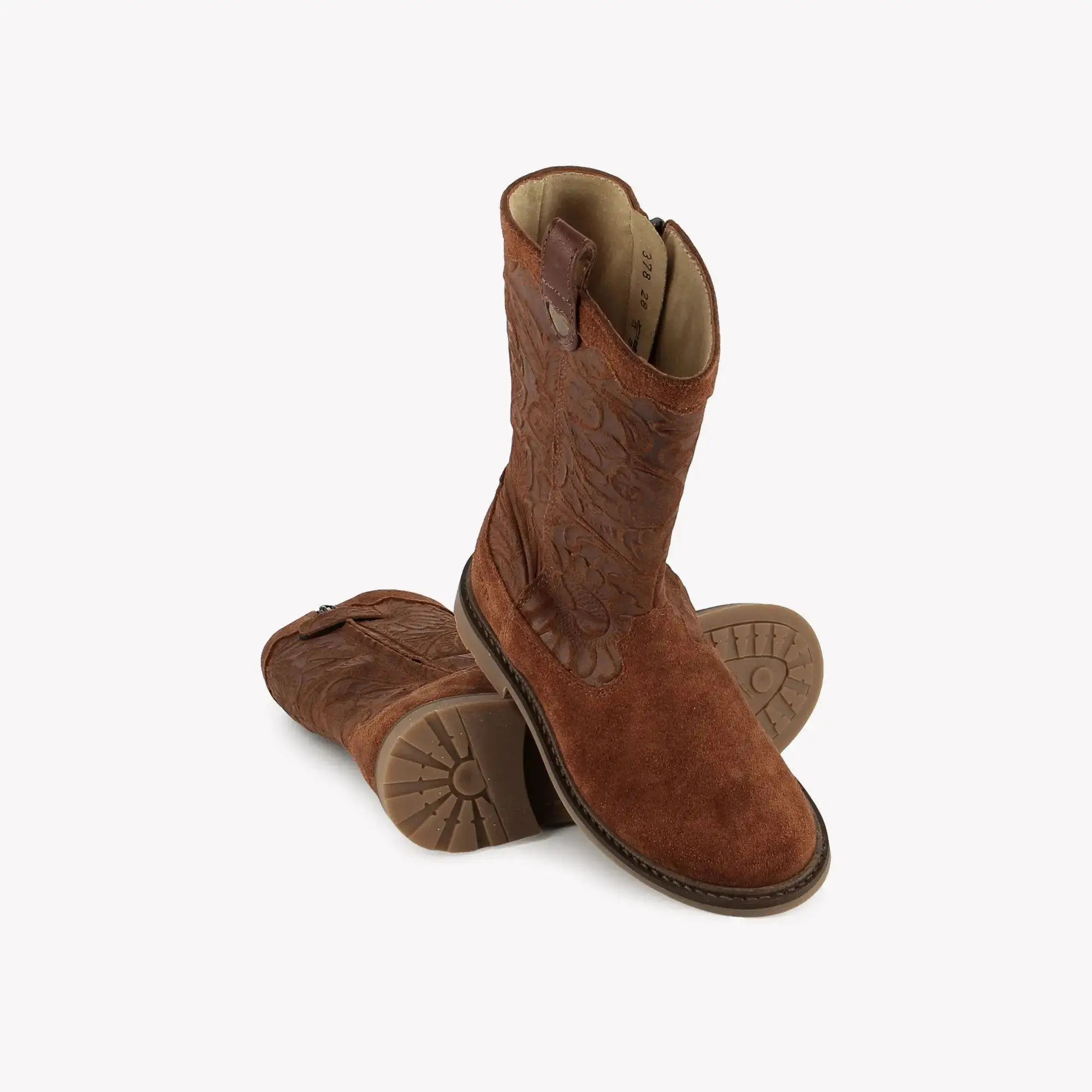 POM D'API BOOTS & ANKLE BOOTS - SISTER DOLY - OILY VELVET - BROWN - Pom d'Api