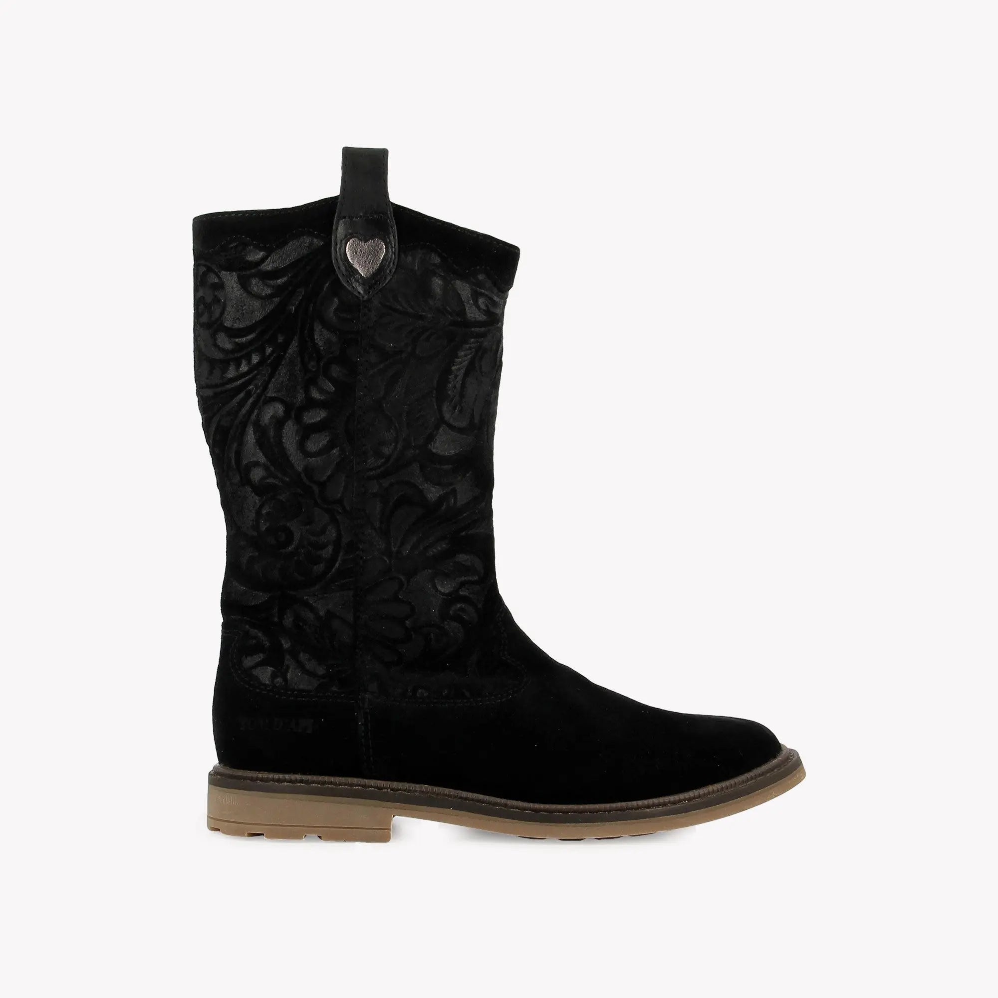POM D'API BOOTS & ANKLE BOOTS - SISTER DOLY - OILY VELVET - BLACK - Pom d'Api