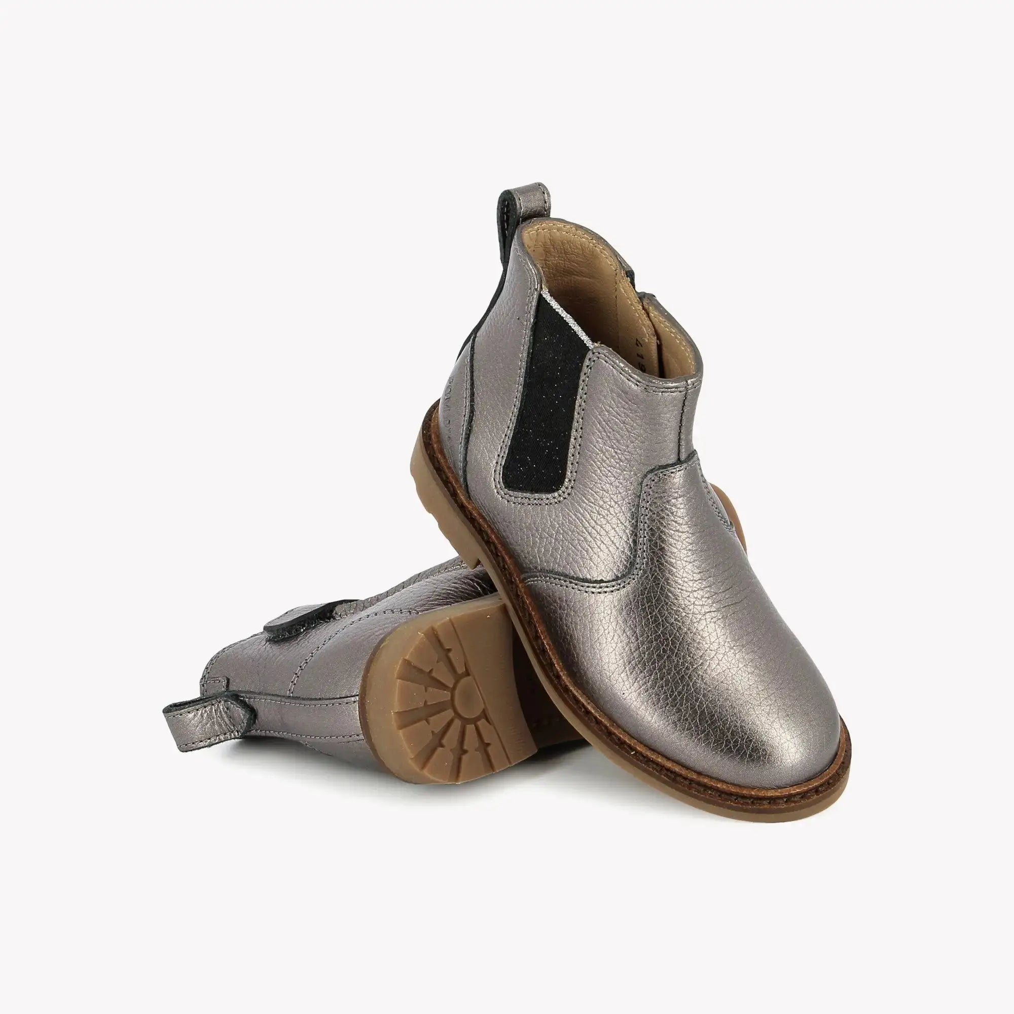 POM D'API BOOTS & ANKLE BOOTS - SISTER JODZIP - LAMINATO GRAINE - NOCCIOLA - Pom d'Api