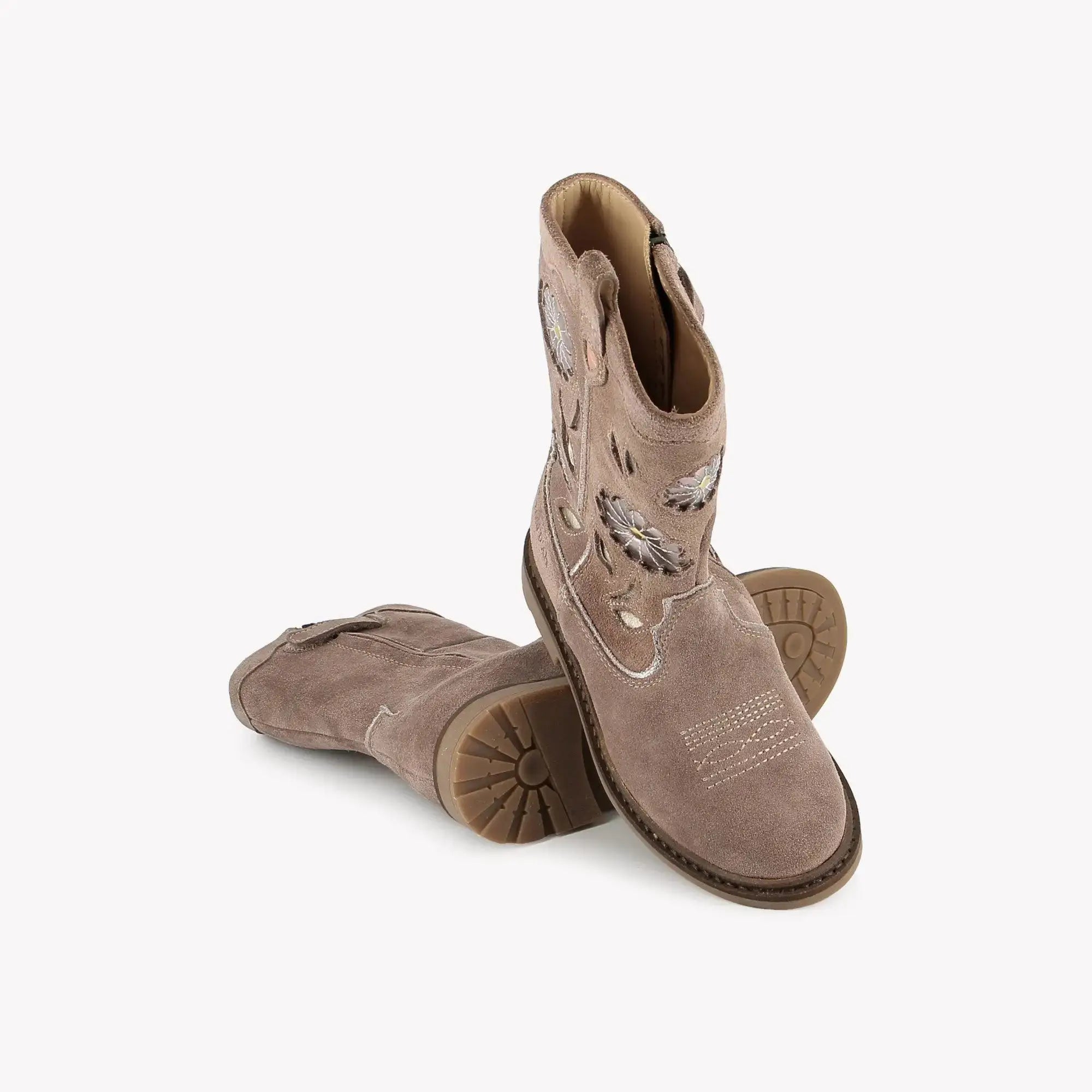 POM D'API BOOTS & ANKLE BOOTS - SISTER WENDY FLO - VELVET - DUSKY PINK - Pom d'Api