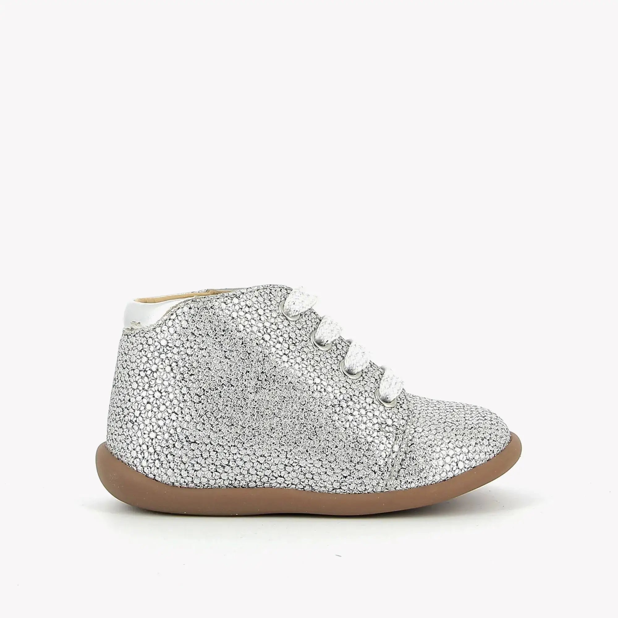 POM D'API FIRST STEPS - STAND-UP BOOT - MARGHERITA - SILVER - Pom d'Api