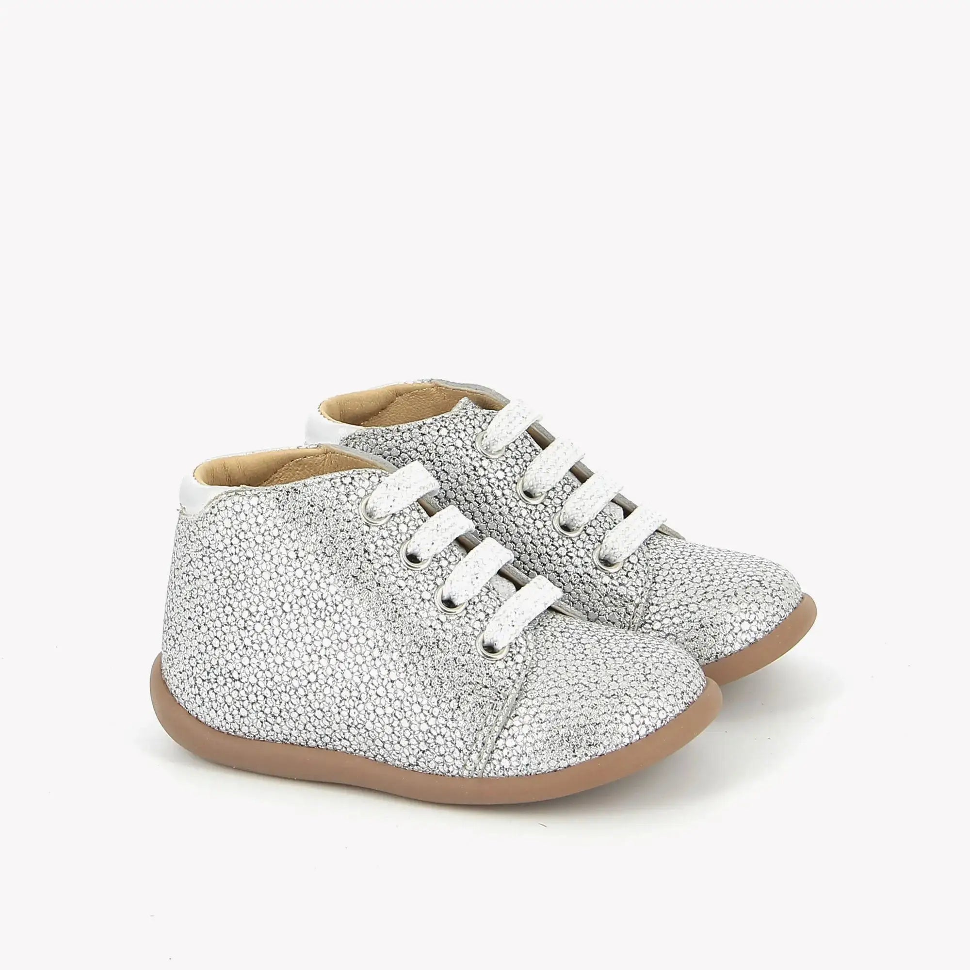 POM D'API FIRST STEPS - STAND-UP BOOT - MARGHERITA - SILVER - Pom d'Api
