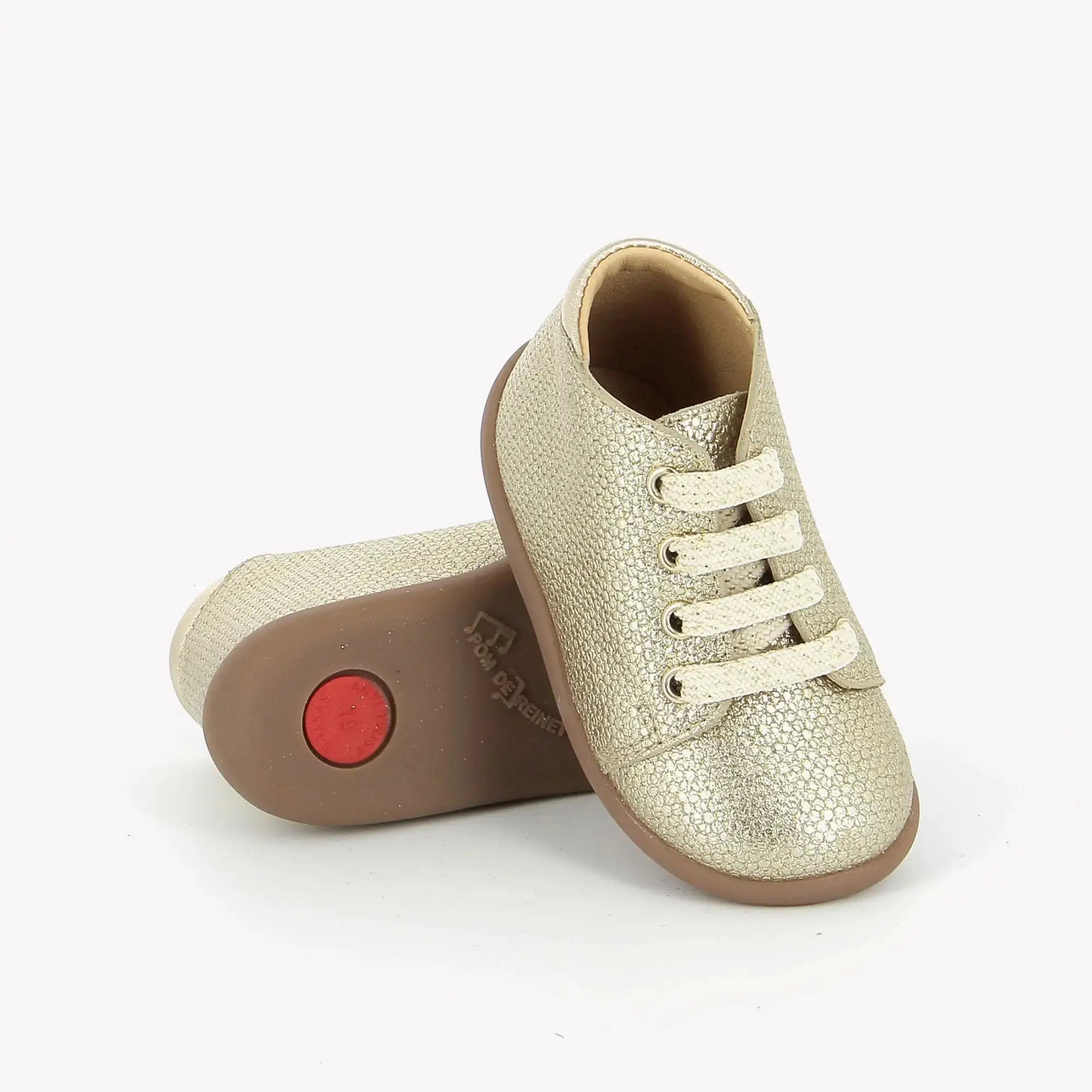 POM D'API FIRST STEPS - STAND-UP BOOT - MARGHERITA - PLATINUM - Pom d'Api