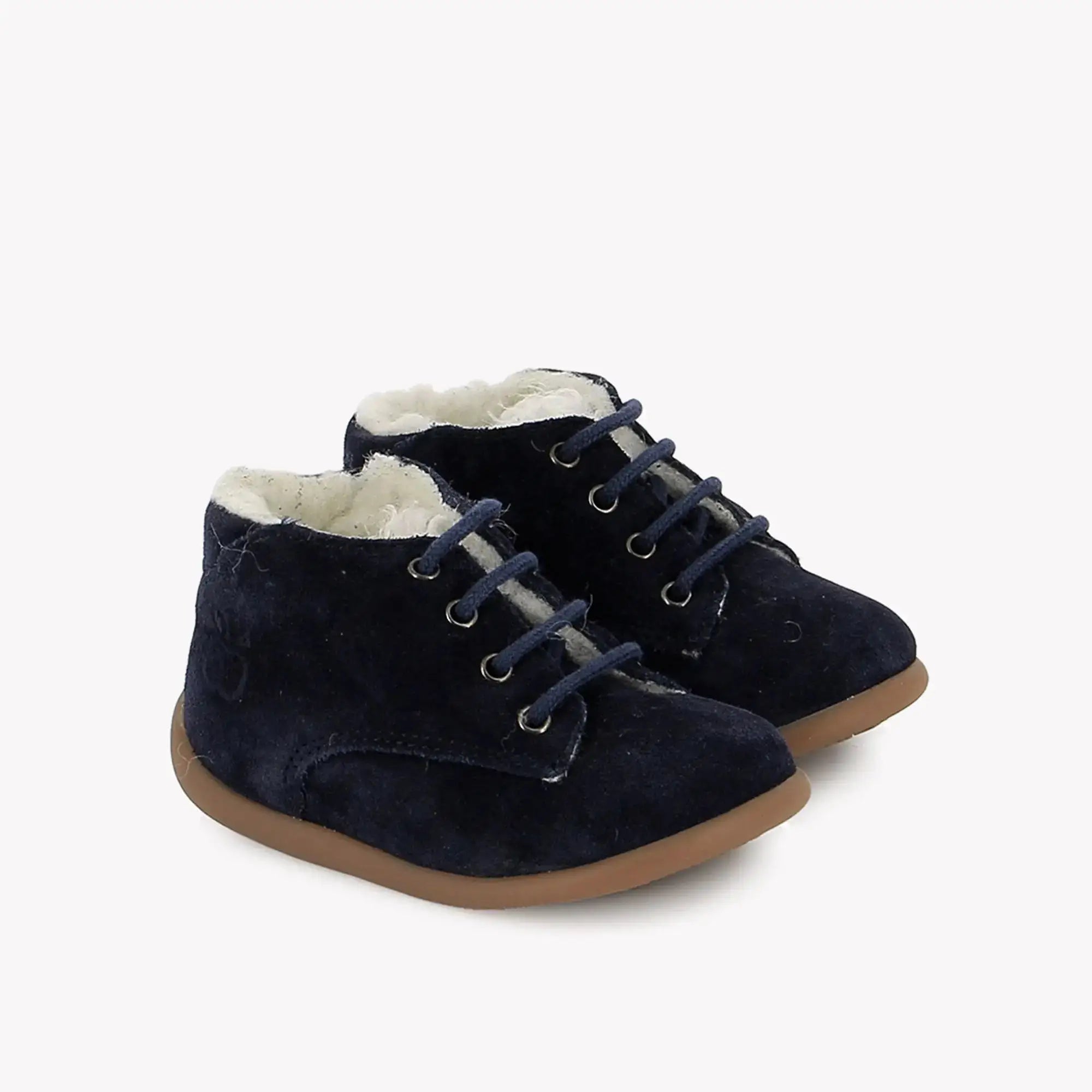 POM D'API - PREMIERS PAS - STAND - UP DERBY FUR - VELOURS OILY - ASTER - Pom d'Api