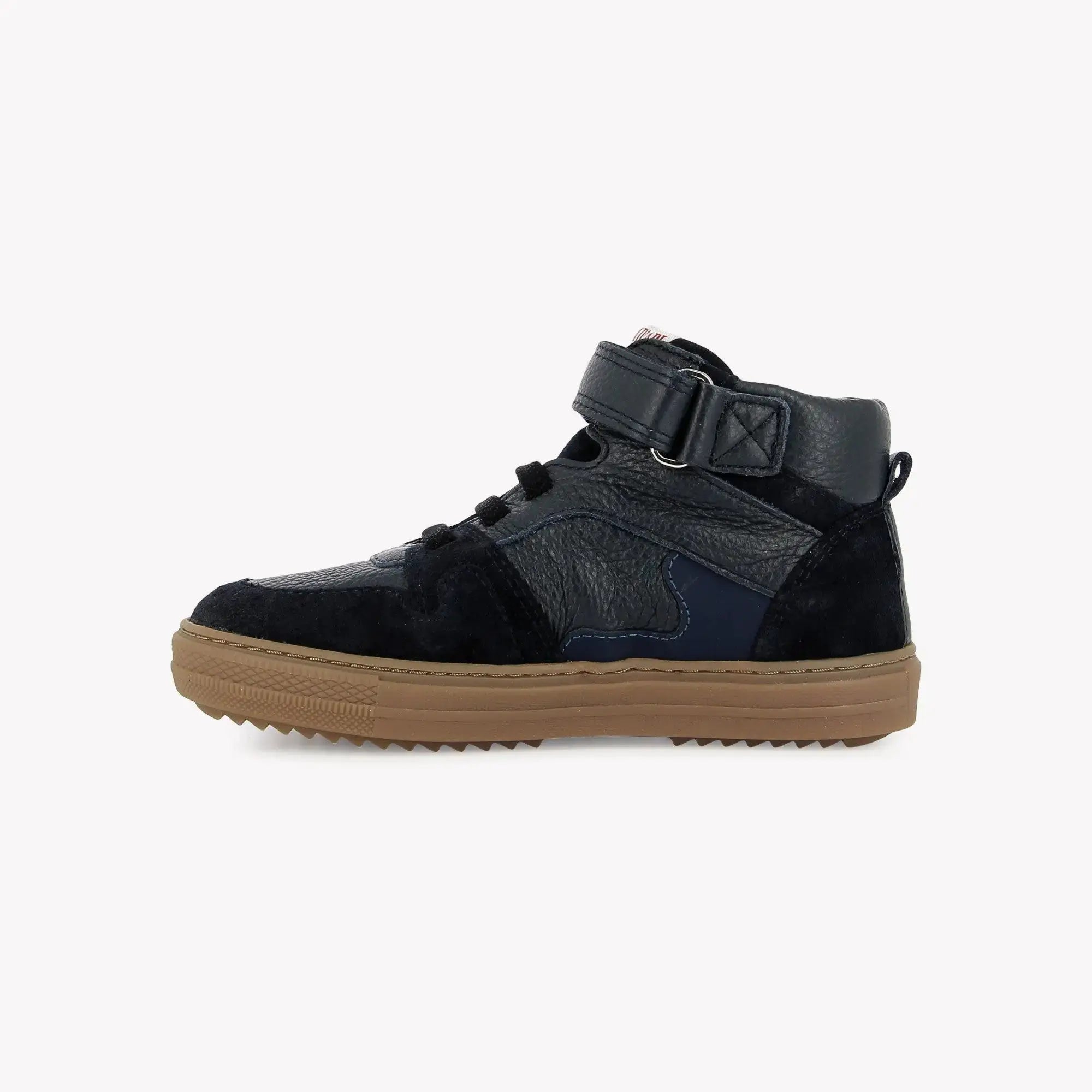 POM D'API SNEAKERS - SWAG EASY STRAP - NAPPA GRAINE - VE - NAVY - Pom d'Api