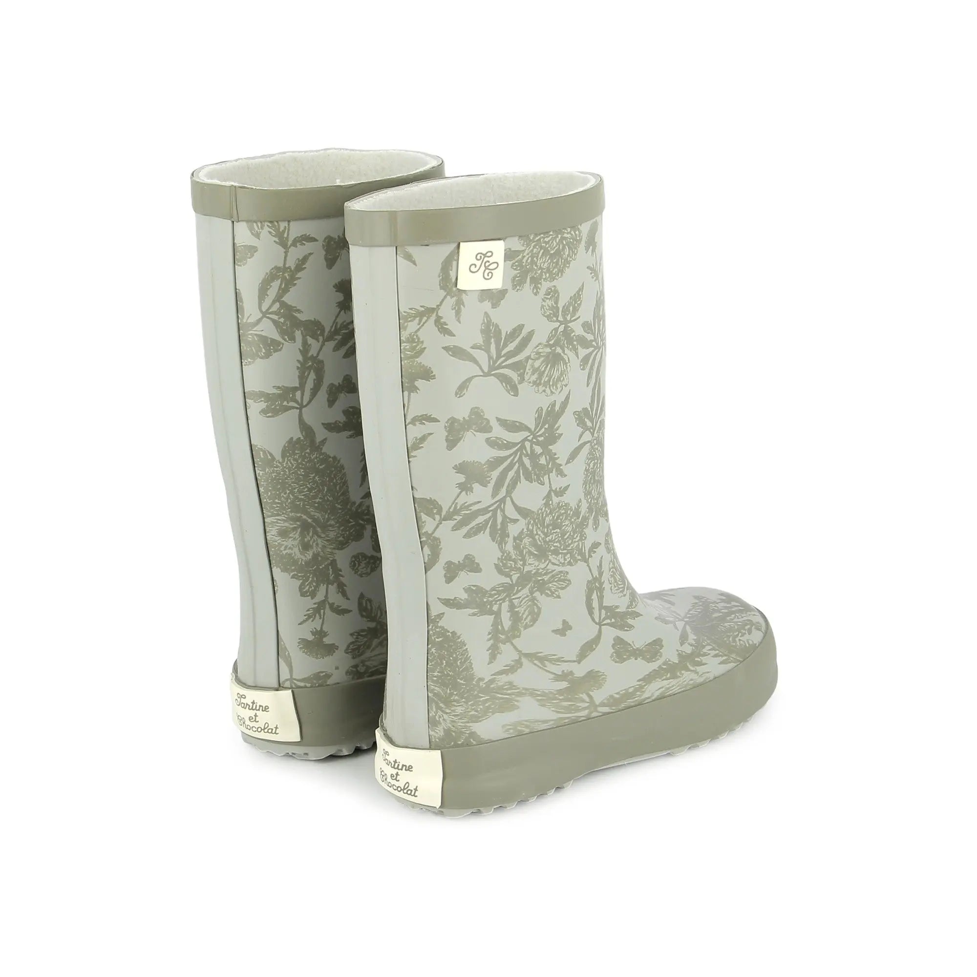 TARTINE ET CHOCOLAT SOULIERS - BOTTES DE PLUIE - TC RAINY TJ - CAOUTCHOUC - KAKI - Pom d'Api