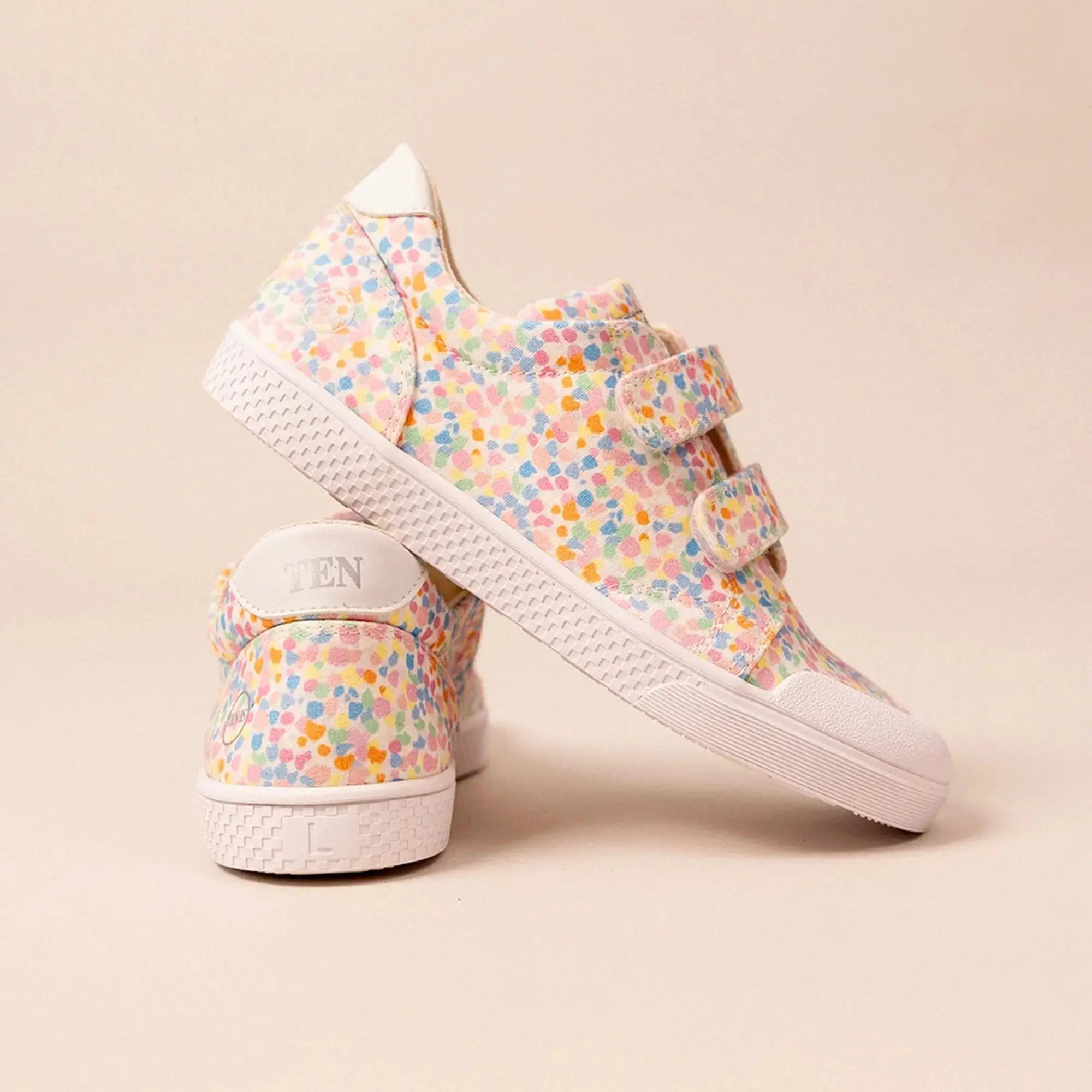 TEN IS - BASKETS - TEN V2 W PRINT - TOILE - PRINT CONFETTI - Pom d'Api