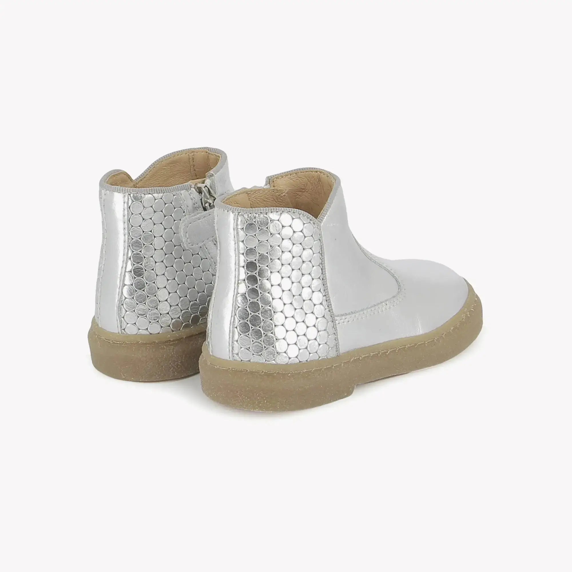 POM D'API BOOTS & ANKLE BOOTS - TRIX BACK - LAMINATO - JOUJOU - SILVER - Pom d'Api