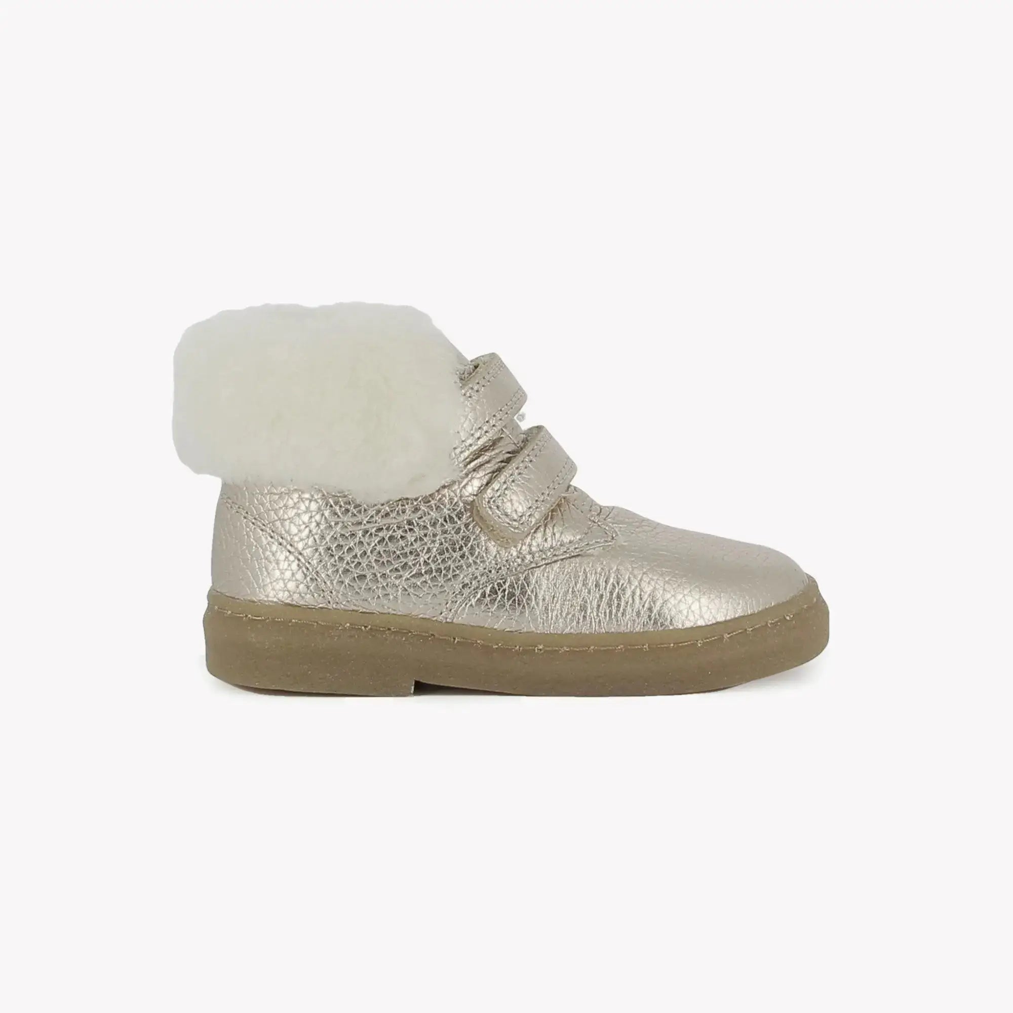 POM D'API - BOOTS & BOTTINES - TRIX EASY FUR - LAMINATO GRAINE - OR - Pom d'Api