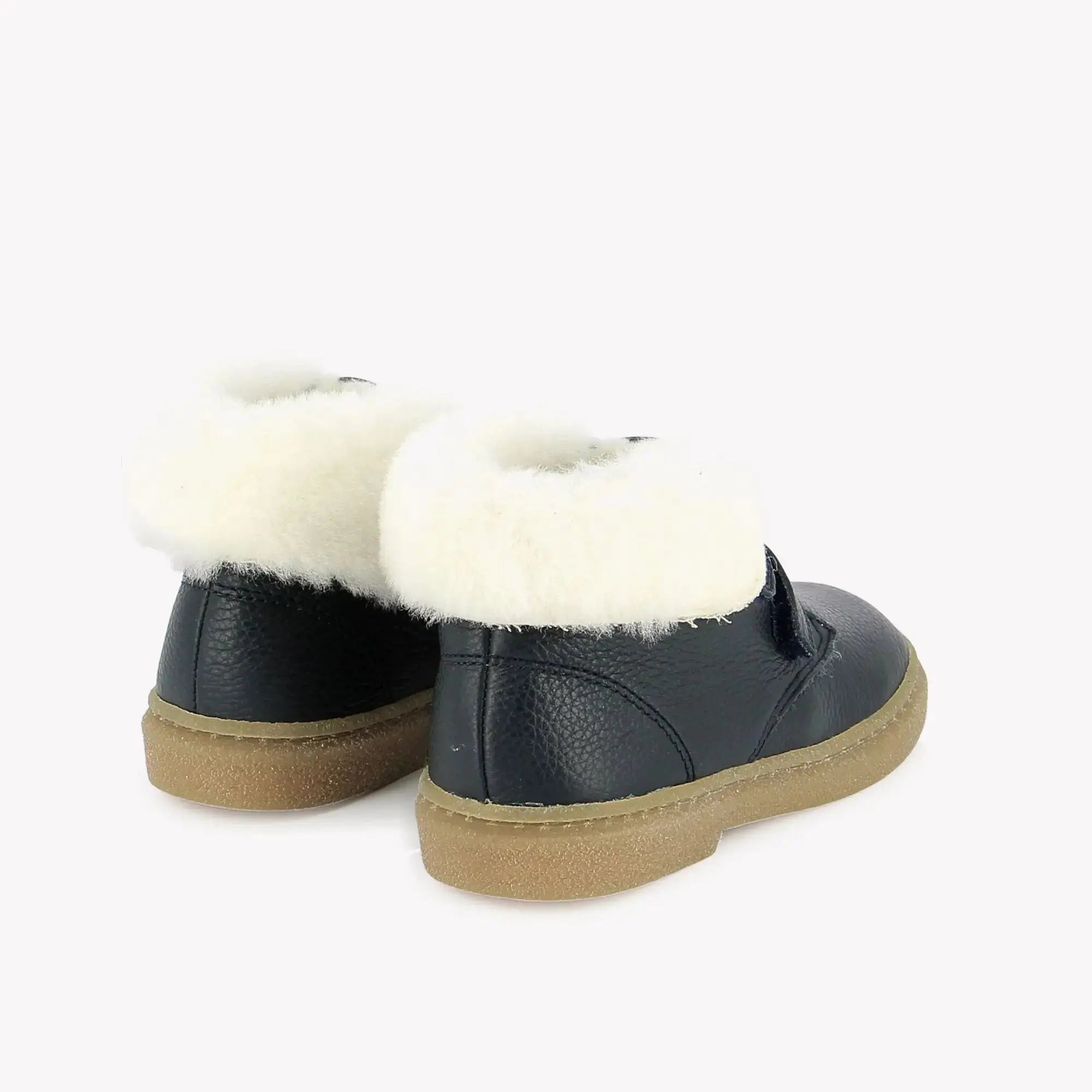 POM D'API - BOOTS & BOTTINES - TRIX EASY FUR - NAPPA GRAINE - MARINE - Pom d'Api