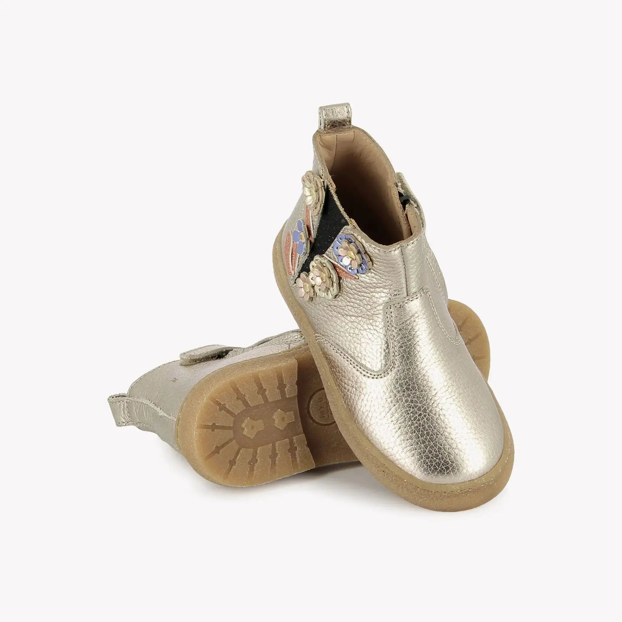 POM D'API - BOOTS & BOTTINES - TRIX JOD MULTI - LAMINATO GRAINE - OR - Pom d'Api