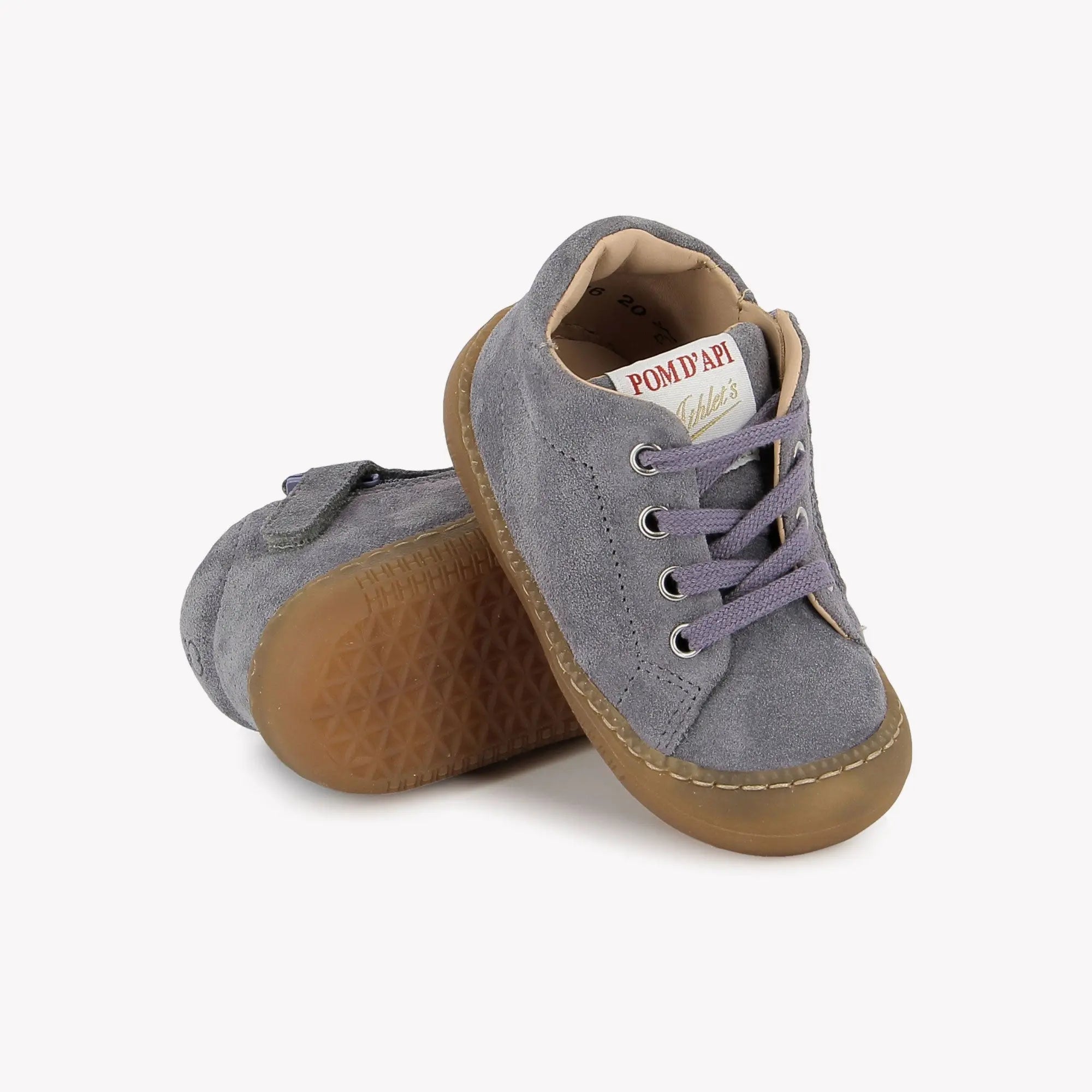 POM D'API FIRST STEPS - YAKA WALK - VELOURS - LAVANDA - Pom d'Api