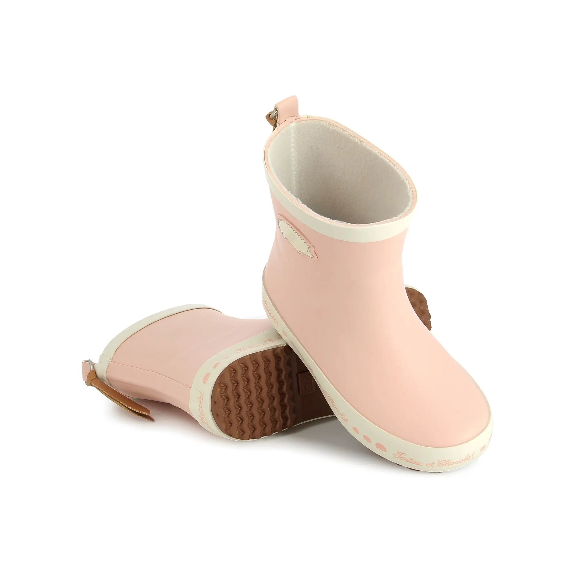 TARTINE ET CHOCOLAT SOULIERS REGENSCHUHE – TC WELLY PATCH – GUMMI – PINK – Pom d'Api