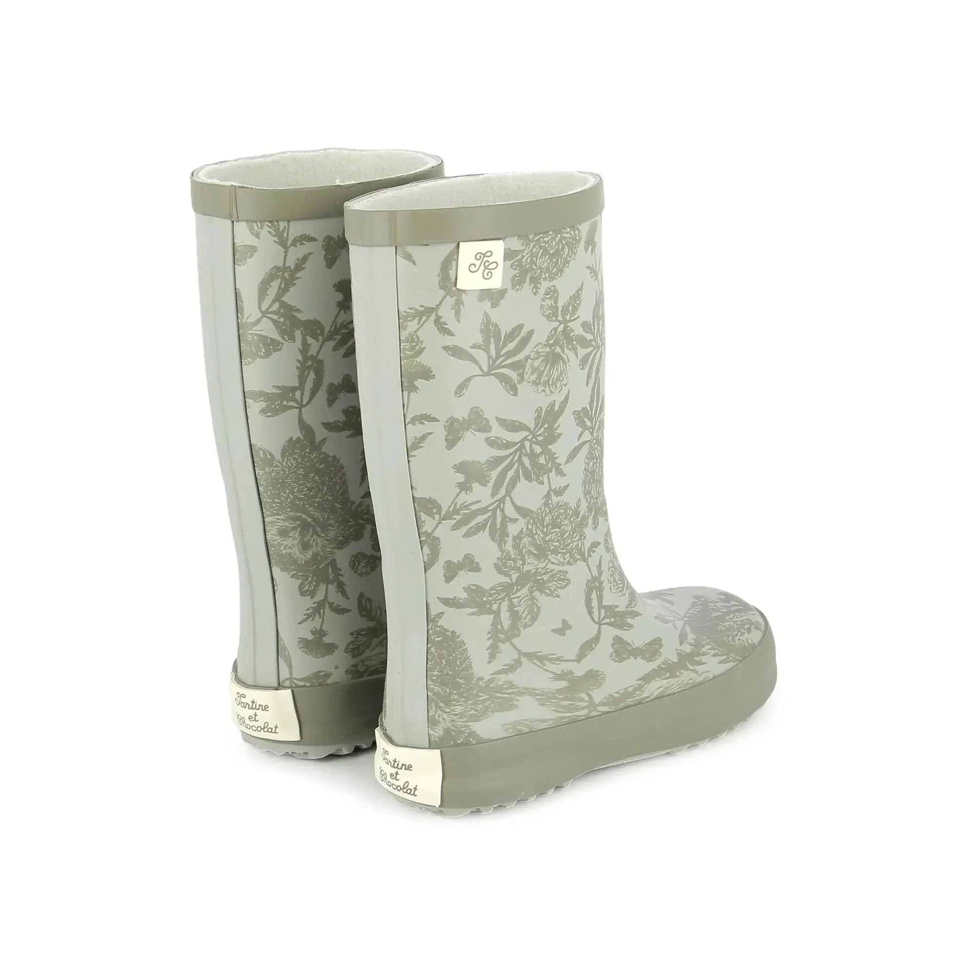 TARTINE ET CHOCOLAT SOULIERS REGENLAARZEN - TC RAINY TJ - RUBBER - KAKI - Pom d'Api