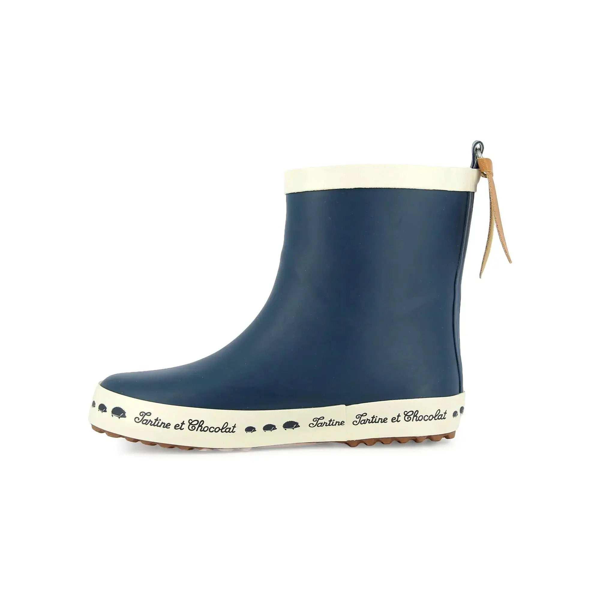 TARTINE ET CHOCOLAT SOULIERS REGENLAARZEN - TC WELLY PATCH - RUBBER - NAVY - Pom d'Api