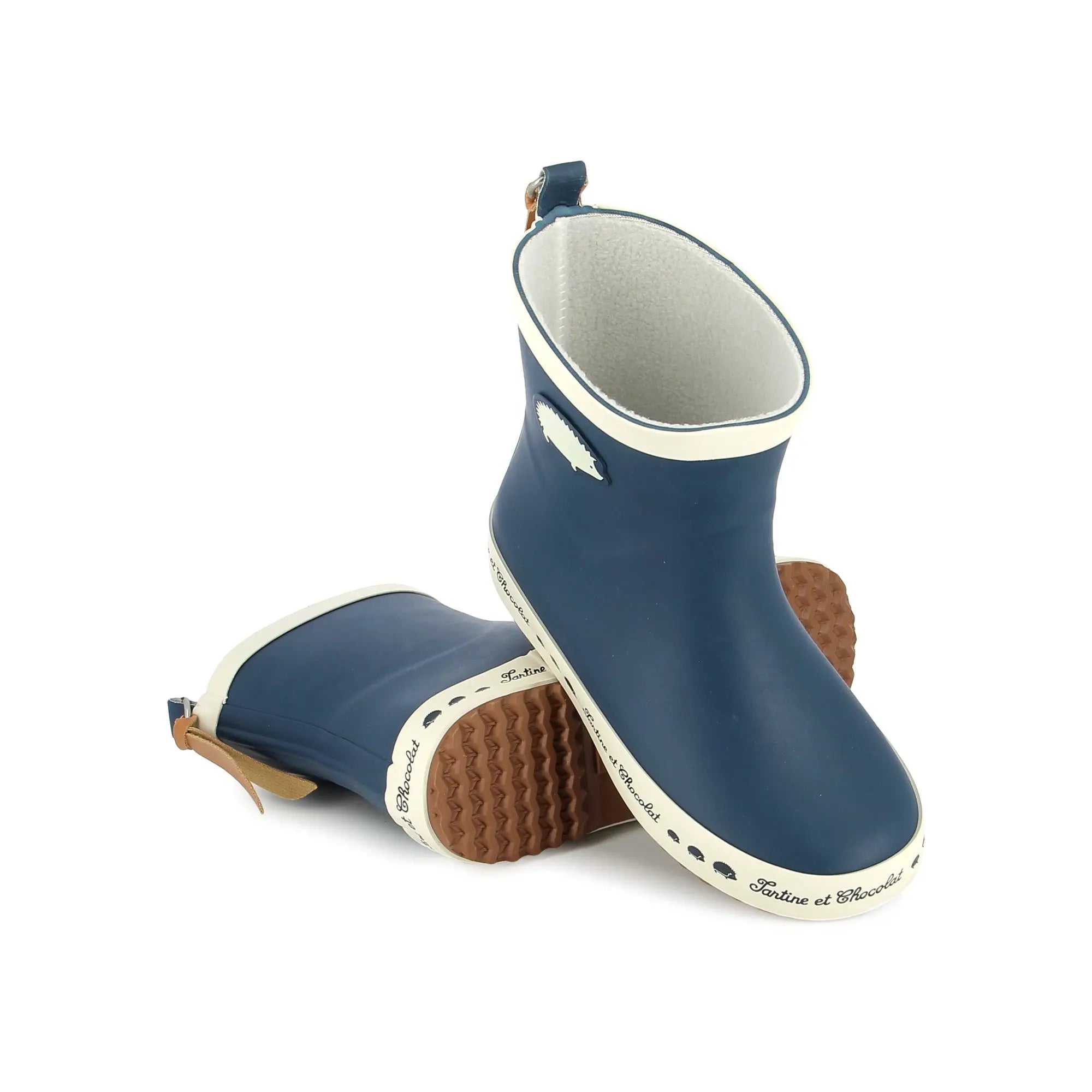 TARTINE ET CHOCOLAT SOULIERS REGENLAARZEN - TC WELLY PATCH - RUBBER - NAVY - Pom d'Api