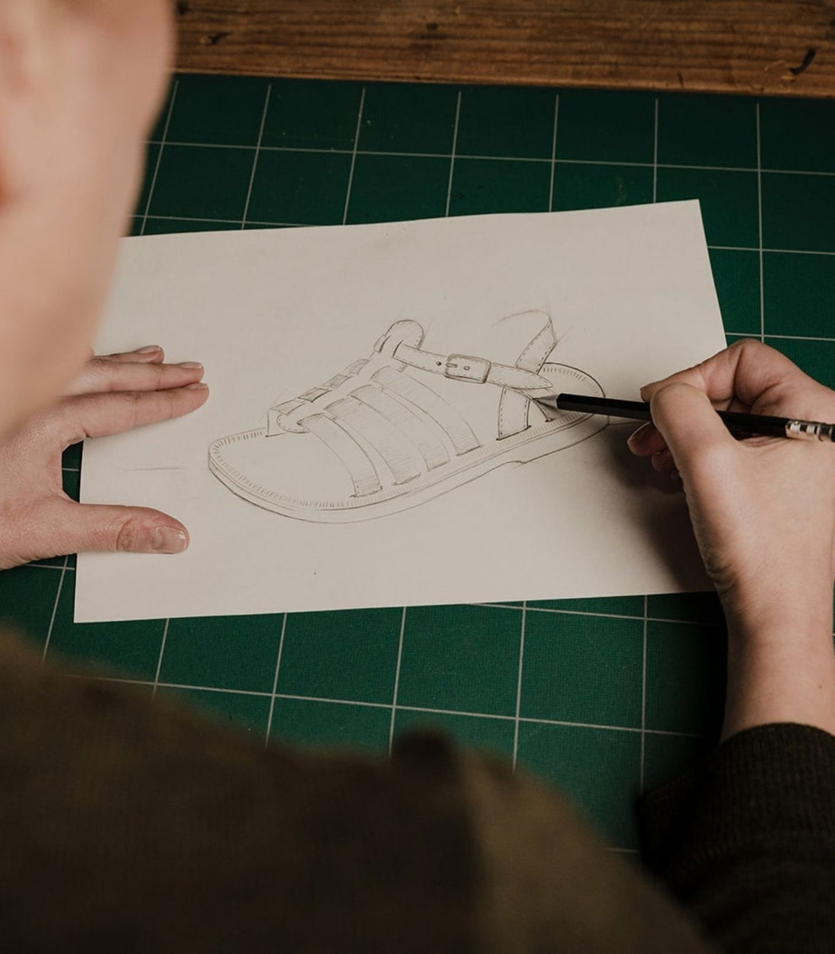 Plagette sandal design