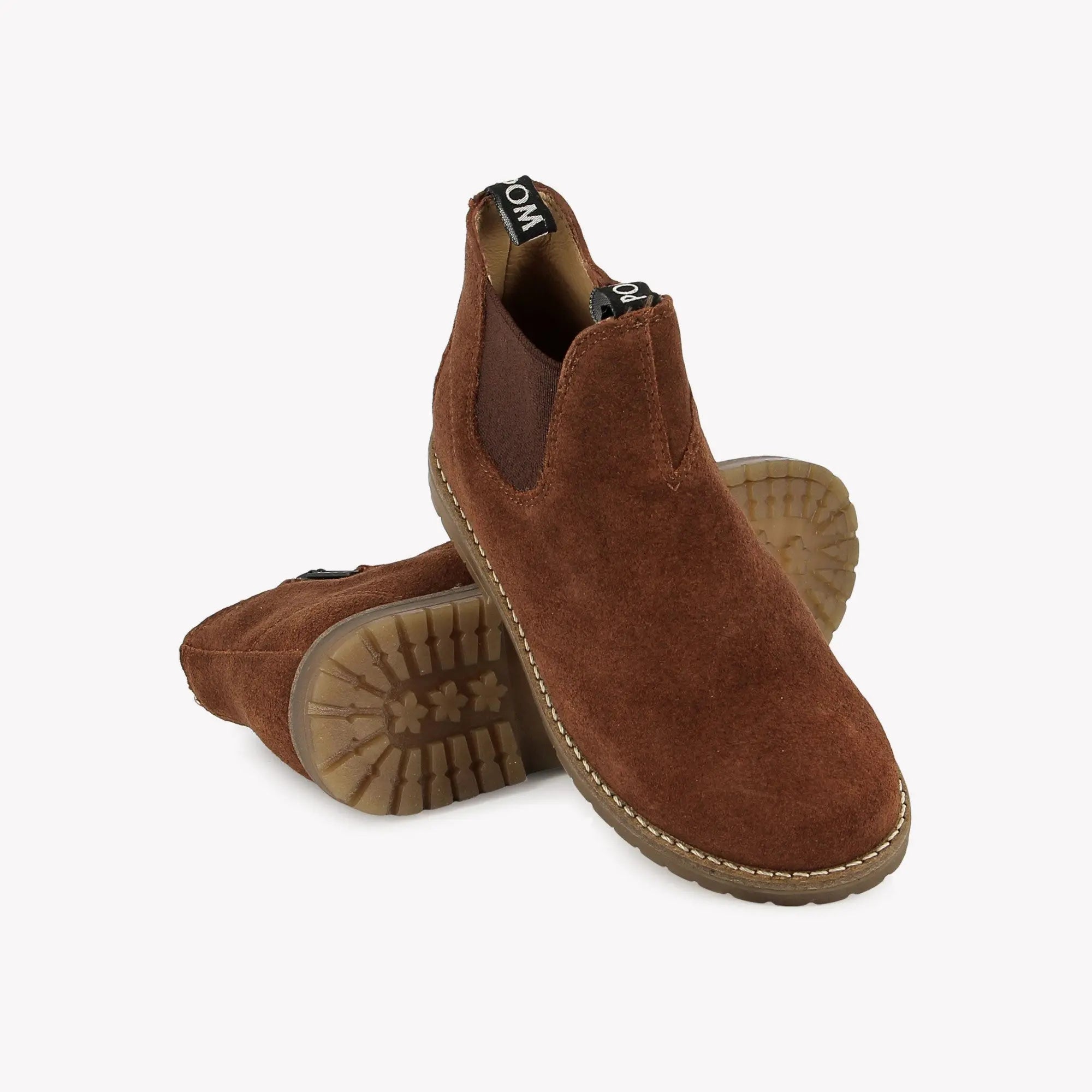 BOB JOD ZIP - VELOURS OILY - BROWN POM D'API