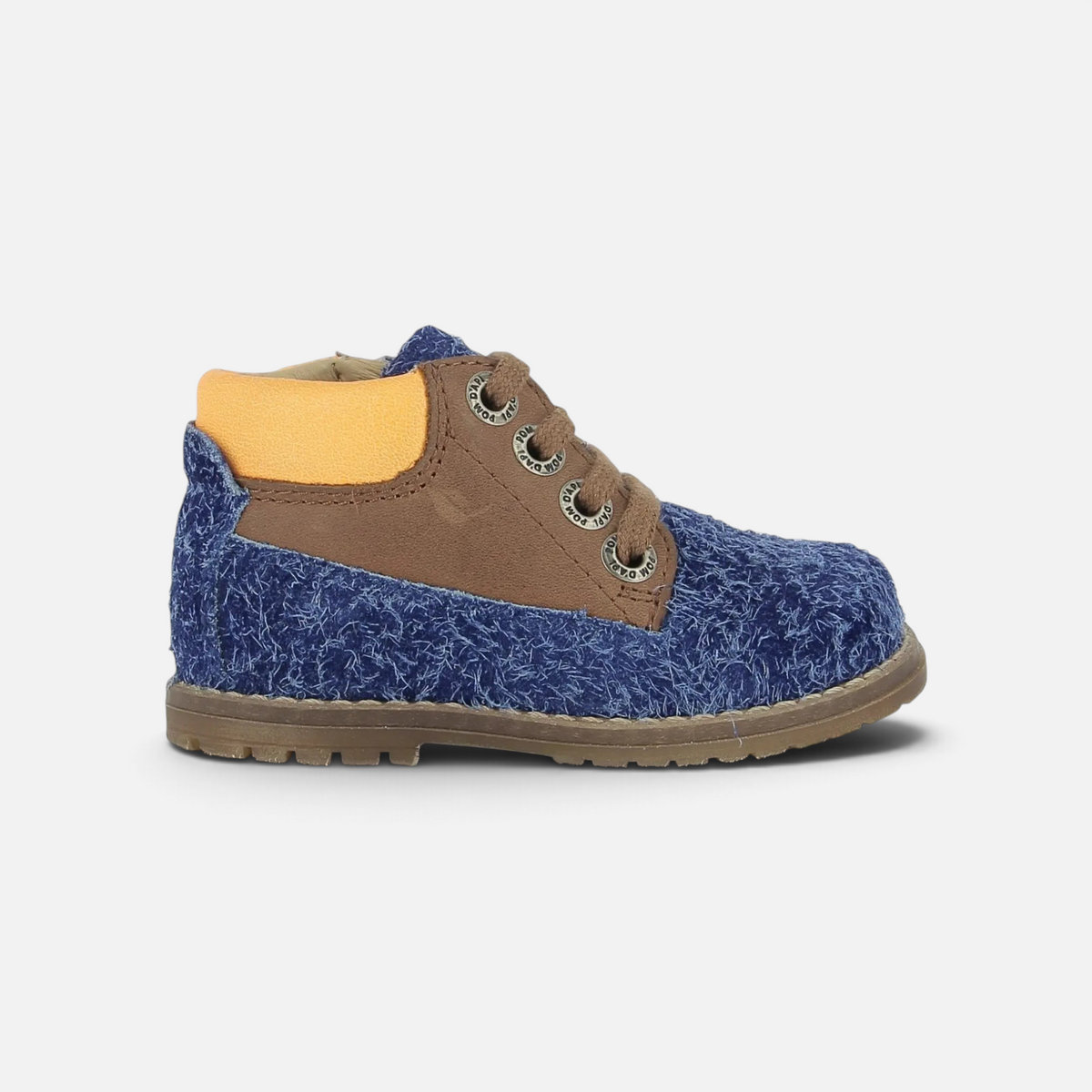 BOB ZIP WORK - MUSGO-NAPPA - ELECTRIC BROWN-ORANGE POM D'API