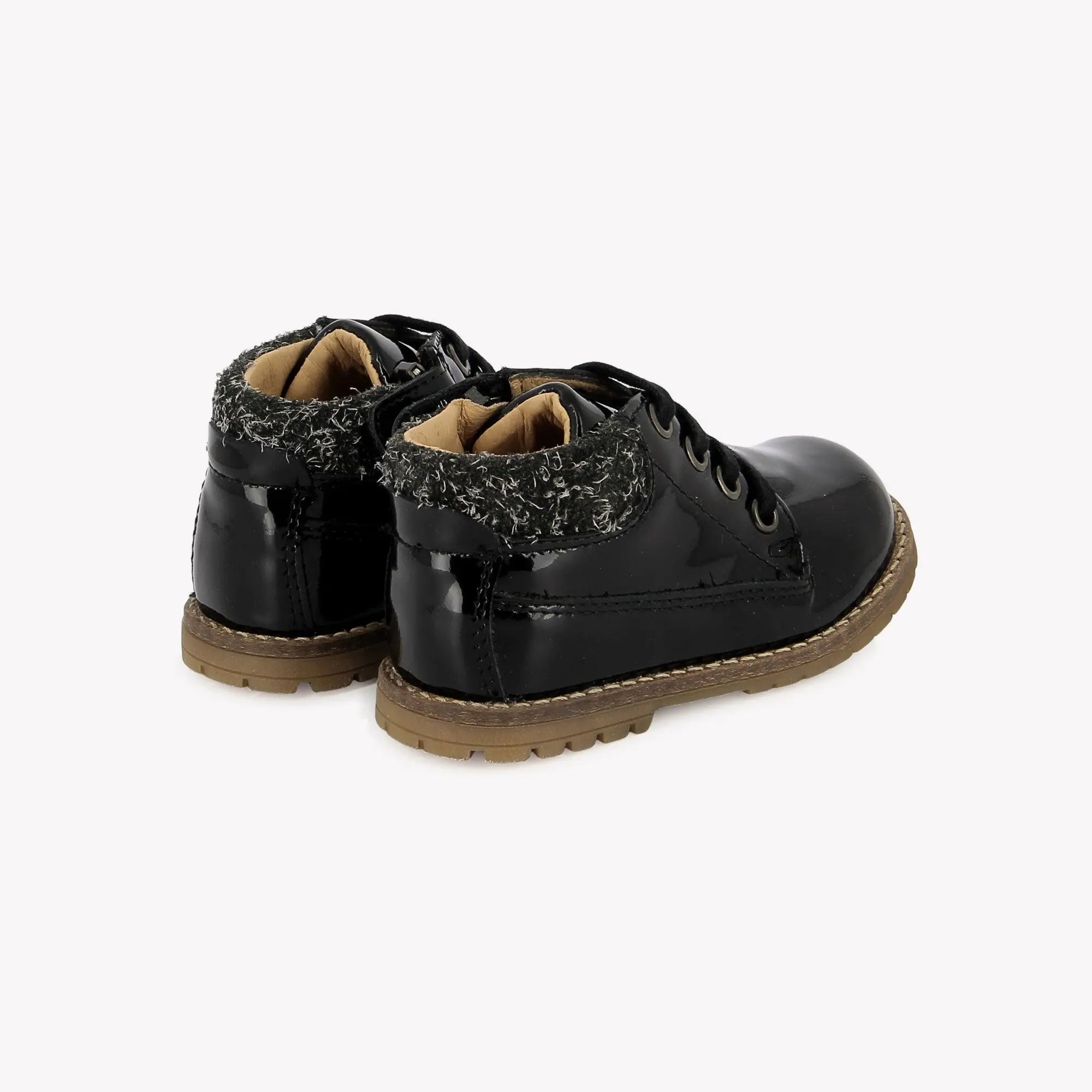 BOB ZIP WORK - VERNIS - NOIR POM D'API