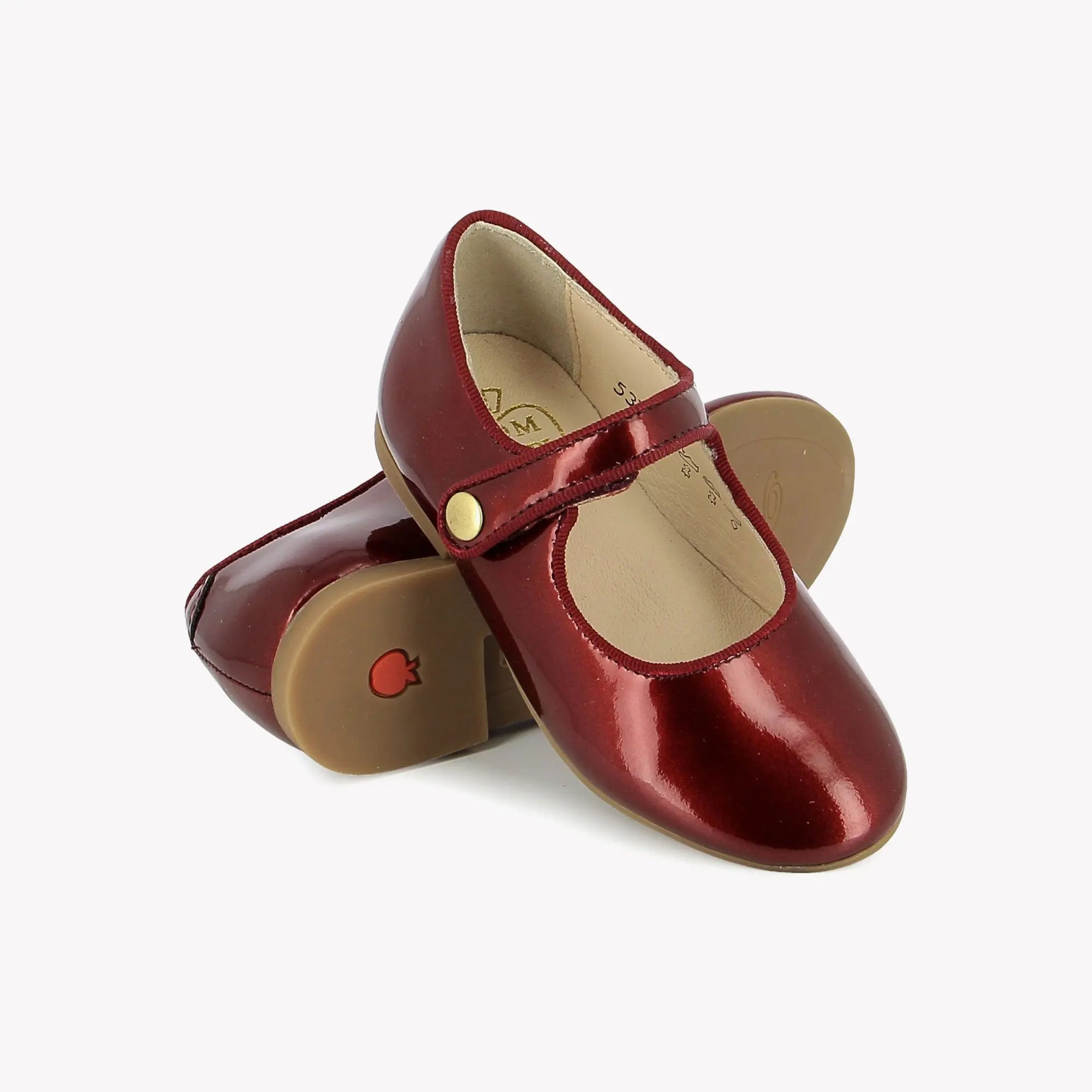 DAISY BABY - METALLLACK - RUBINROT POM D'API D' POM D'API